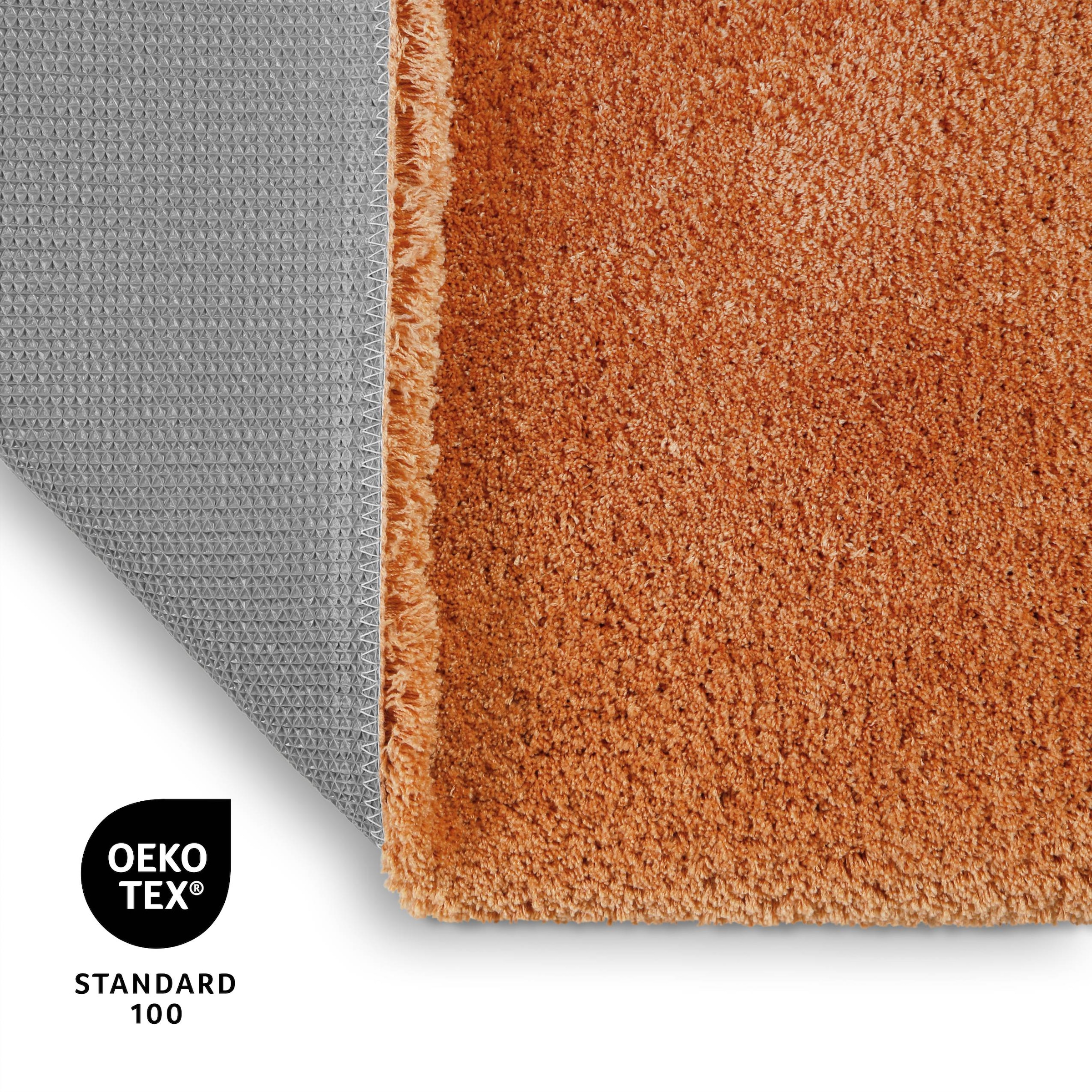OTTO home Badematte »Kaarin«, rutschhemmend beschichtet, schnell trocknend, Badteppich, getuftet, flauschig, hochflor, große Farbauswahl