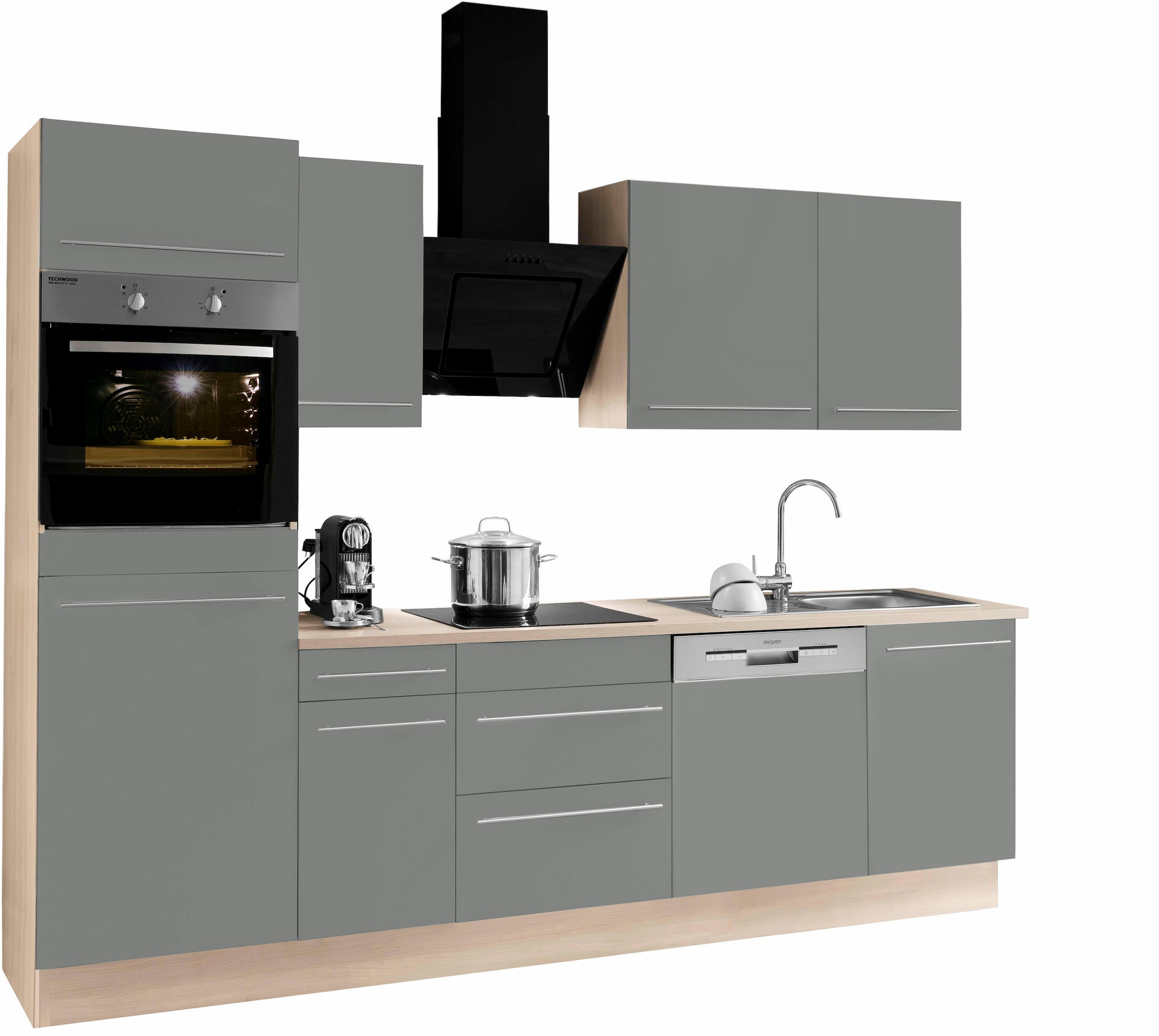 wahlweise OTTO Küchenzeile mit 270 OPTIFIT E-Geräten Breite »Bern«, bei cm, online