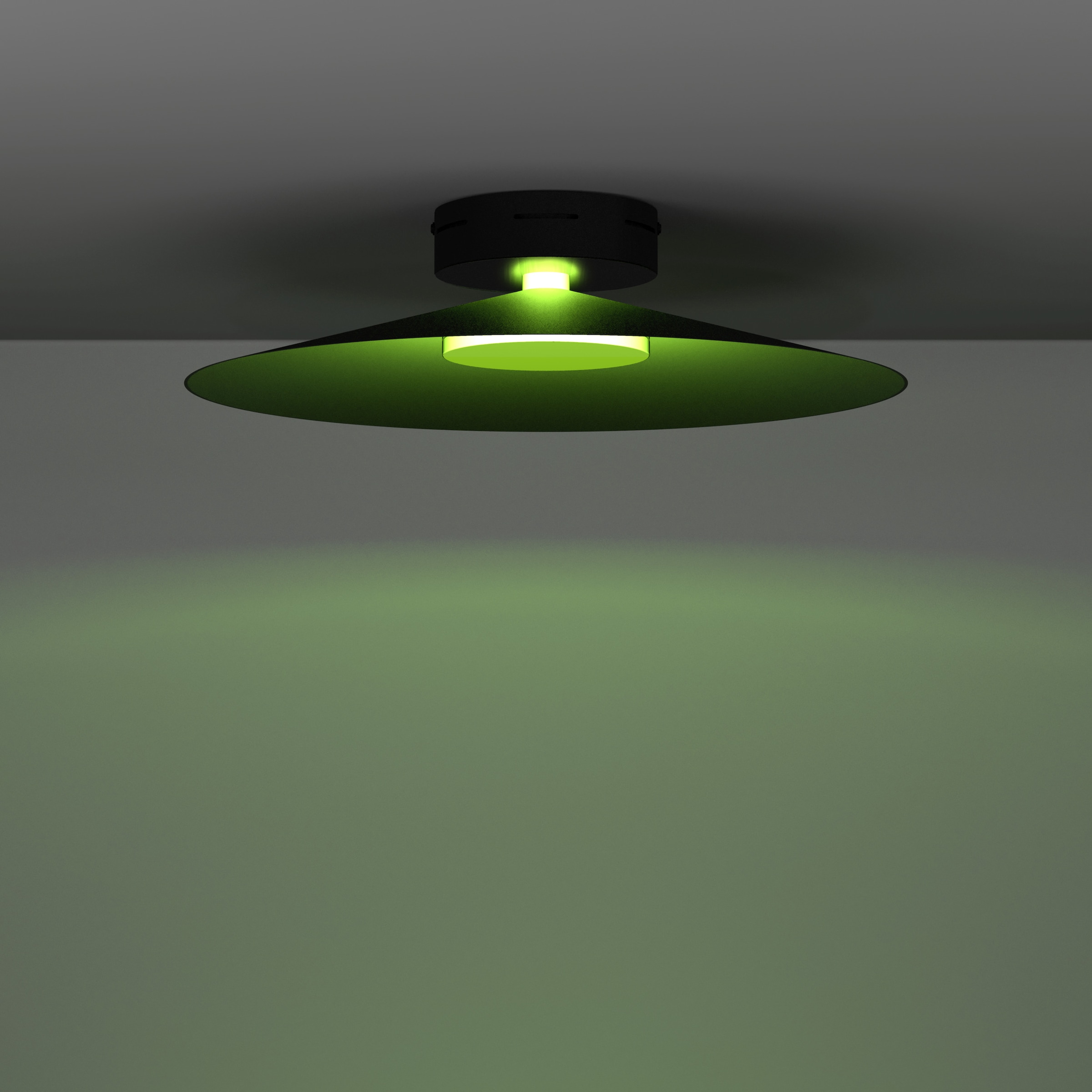 EGLO LED Deckenleuchte »CONOMAVILLA-Z Deckenlampe - Stahl - LED - 15,5W - IP20« LED-Modul 1 Stk. Kaltweiß | Neutralweiß | RGB | Warmweiß Wohzimmerlampe, Esszimmerlampe, Flur, Schlafzimmer, H11 x Ø45 cm