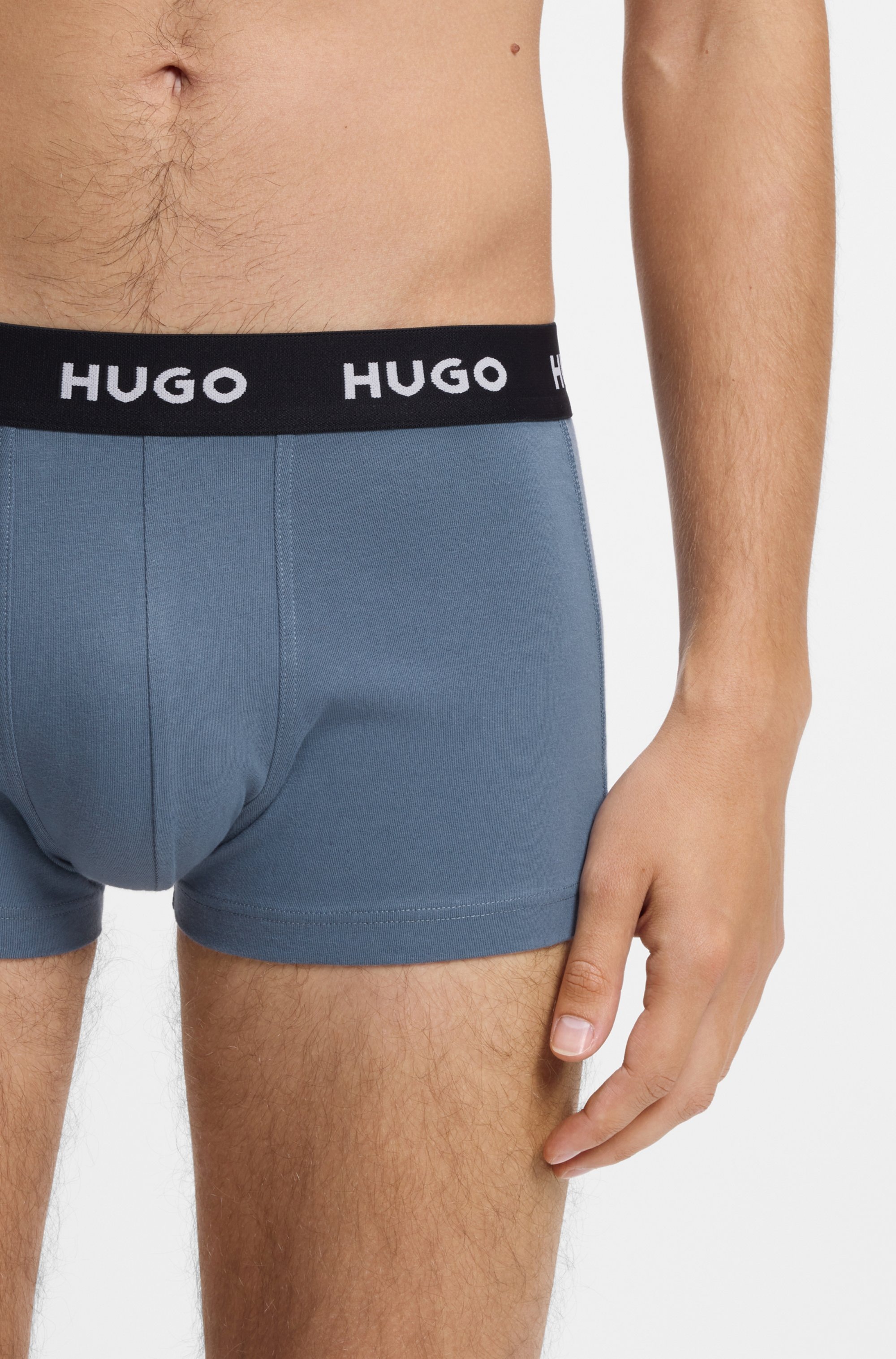 HUGO Underwear Trunk »TRUNK TRIPLET PACK« Packung, 3 Stk. mit Logoschriftzug auf dem Bund