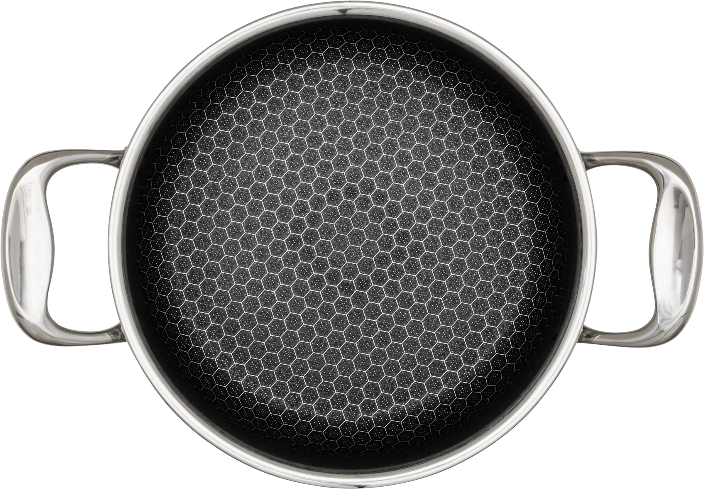 HENSSLERS Topf-Set Set, 1 Universaltopf Ø 20 cm und Ø 24 cm mit Deckel, 1 Stieltopf 2,2 l, 5 Stk. tlg. Edelstahl