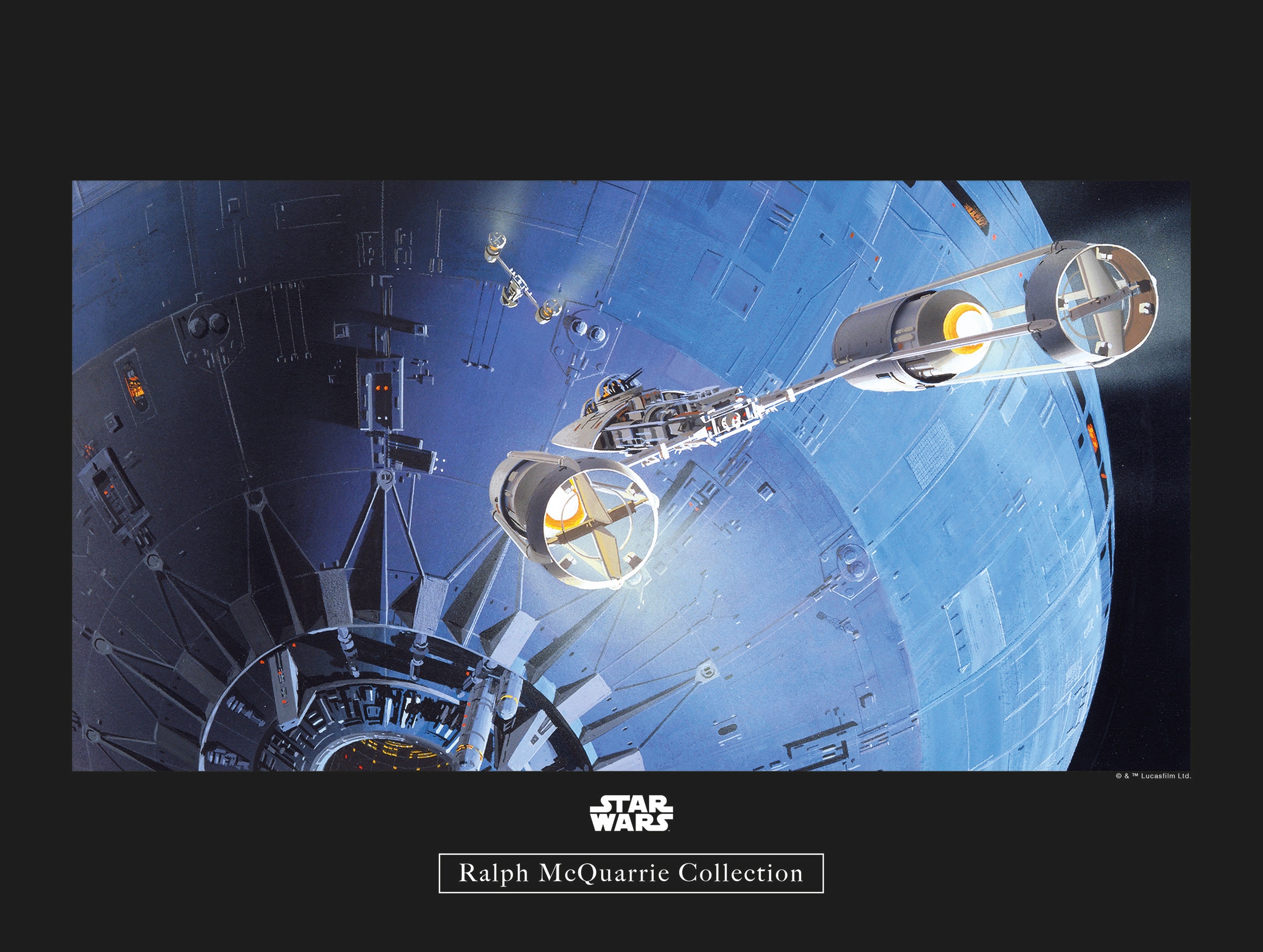 Poster »Star Wars Classic RMQ Death Star Attack«, Star Wars, (1 St.), Kinderzimmer,...