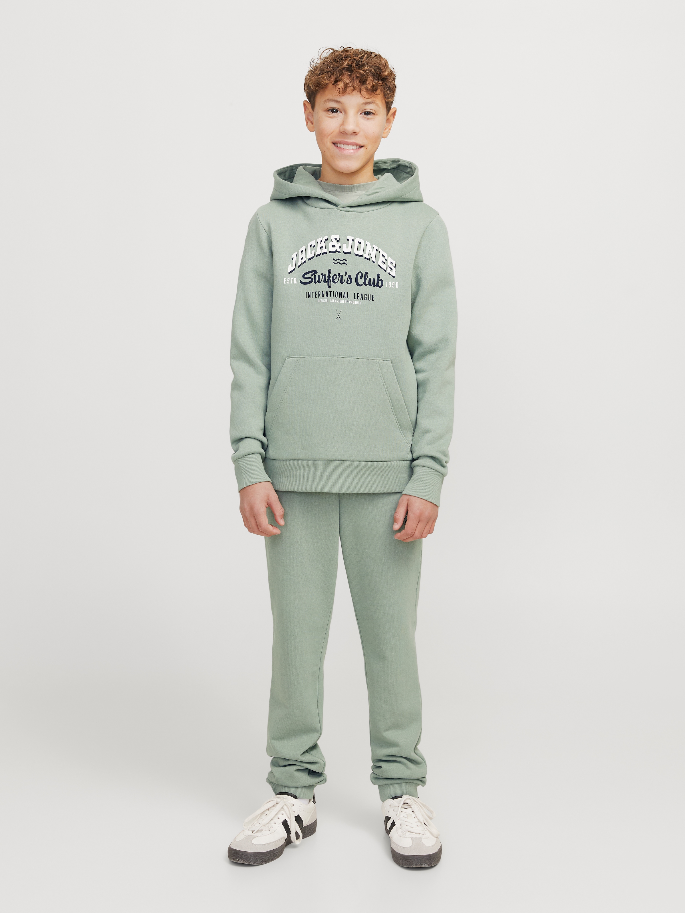 Jack & Jones Junior Kapuzensweatshirt »JJELOGO SWEAT HOOD 2 COL 24/25 NOOS JNR«