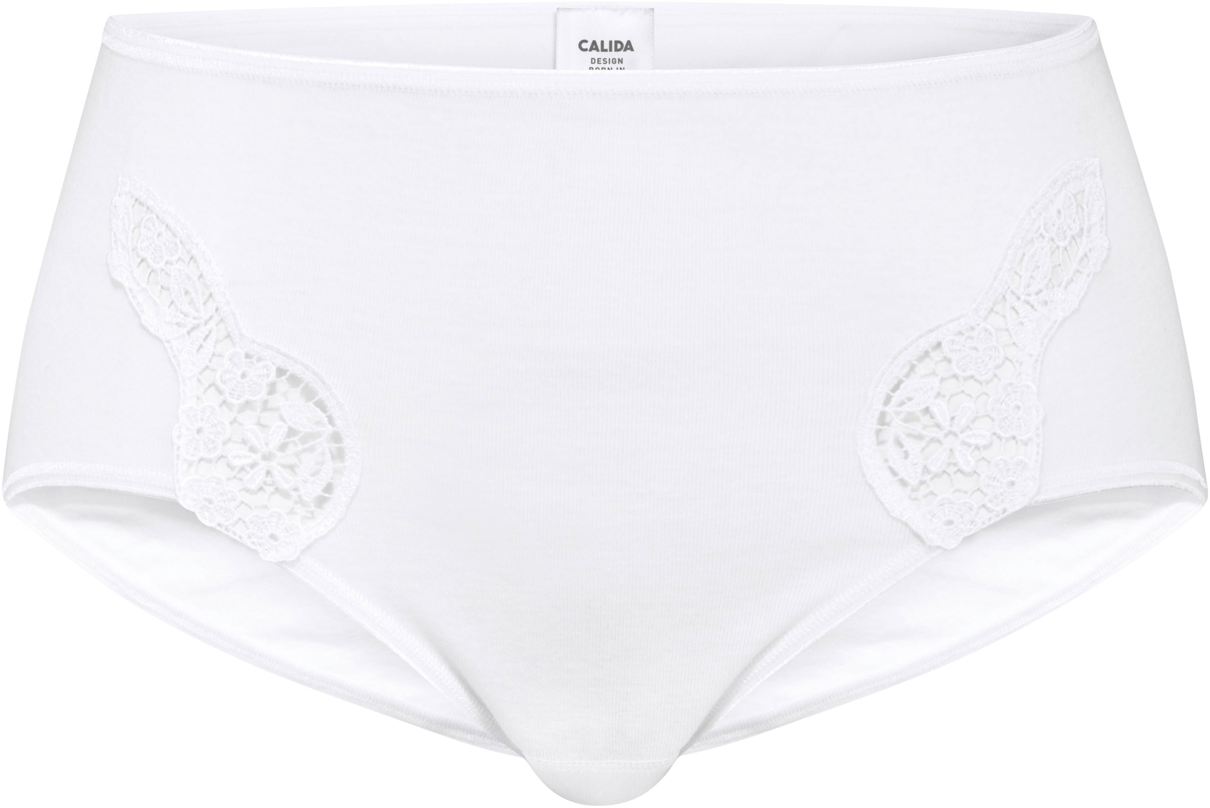 CALIDA Midislip »Feminin Sense« Spitzen-Details, elastisch, Interlock-Qualität, Pure Cotton, nahtfrei