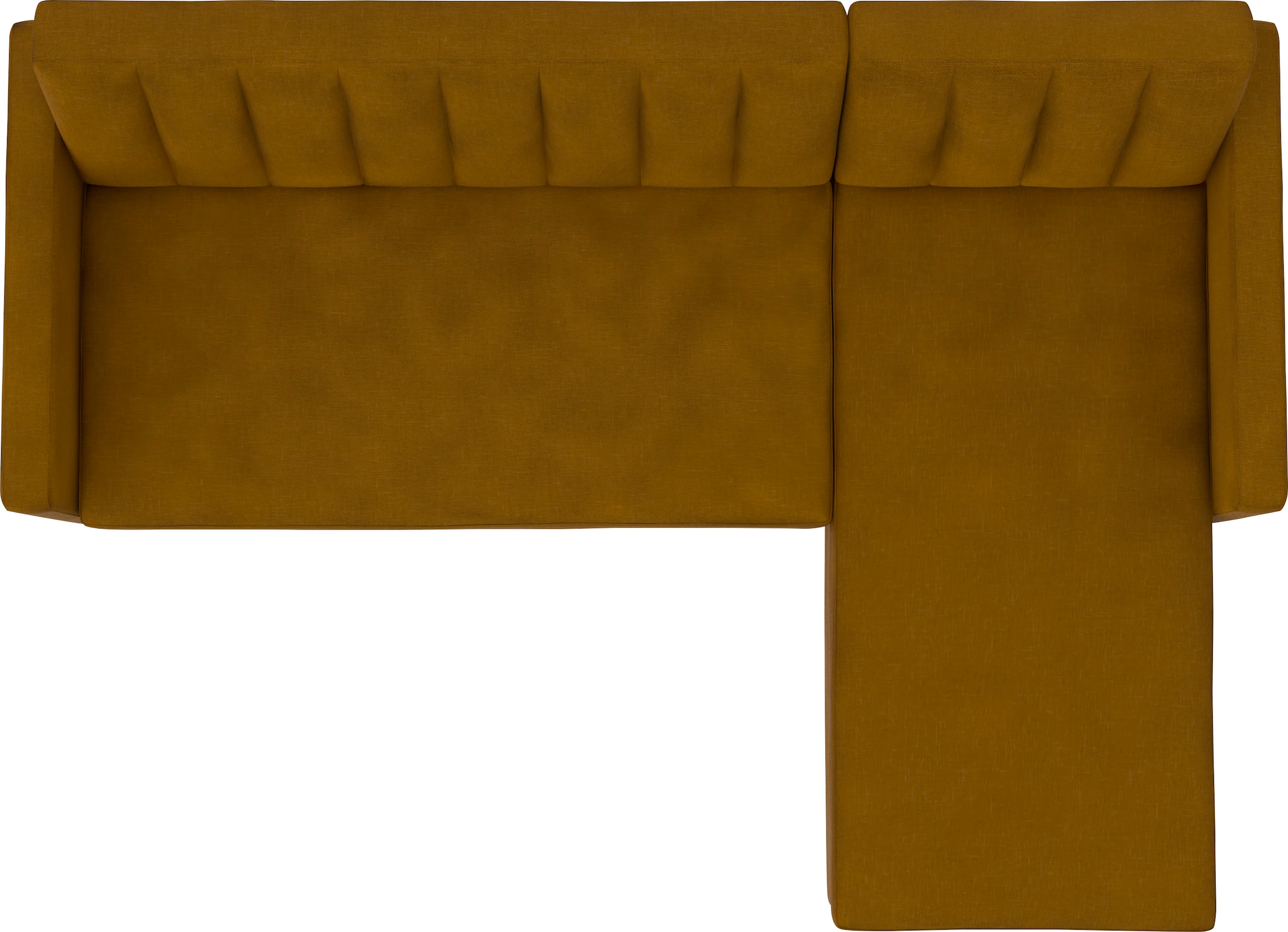 Dorel Home Ecksofa mit Schlafffunktion, Recamiere mit Stauraum beidseitig montierbar, Rückenlehne 2-teilig und 3-fach verstellbar