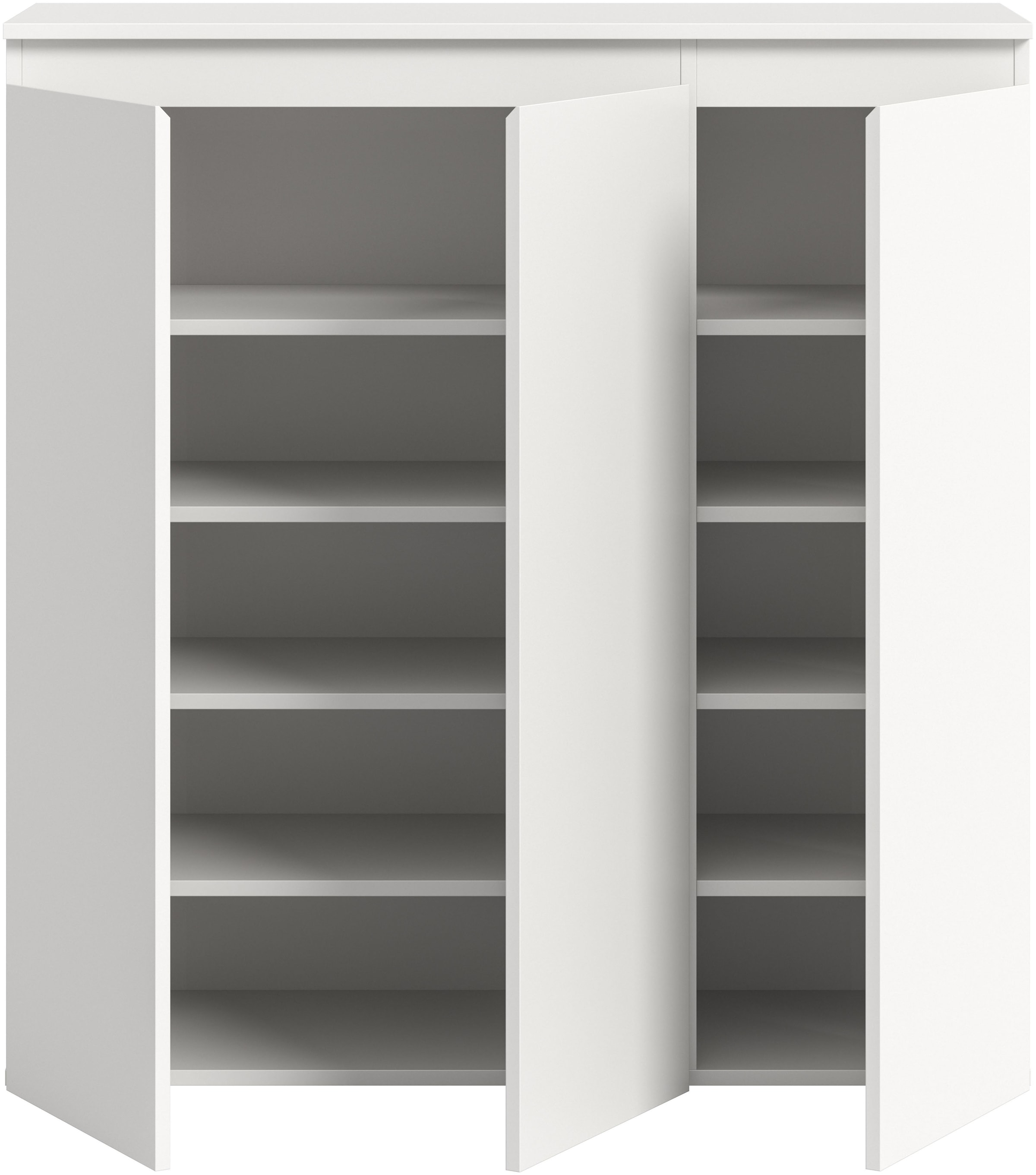 Home affaire Mehrzweckschrank »CIPELA, 105x111 cm, viel Stauraum, variable Einlegeböden, universal« in vielen verschiedenen Trendfarben verfügbar, 1 Stk. tlg. Schuhschrank, Kleiderschrank, Universalschrank, Aktenschrank, Schrank