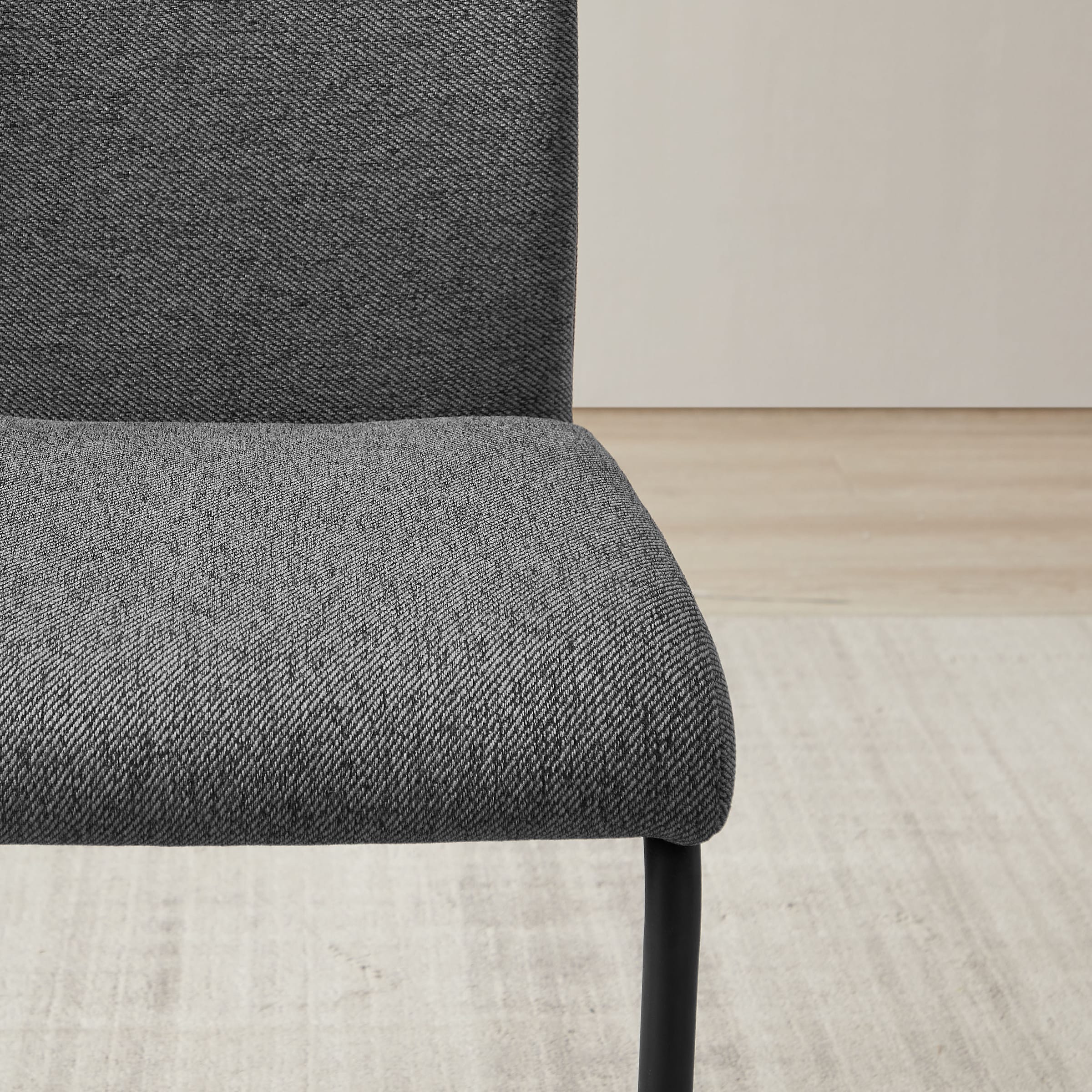 OTTO home Freischwinger »Tayler« (Set) 2 Stk.Strukturstoff, robustem Metallgestell, Anti-Kipp-Funktion