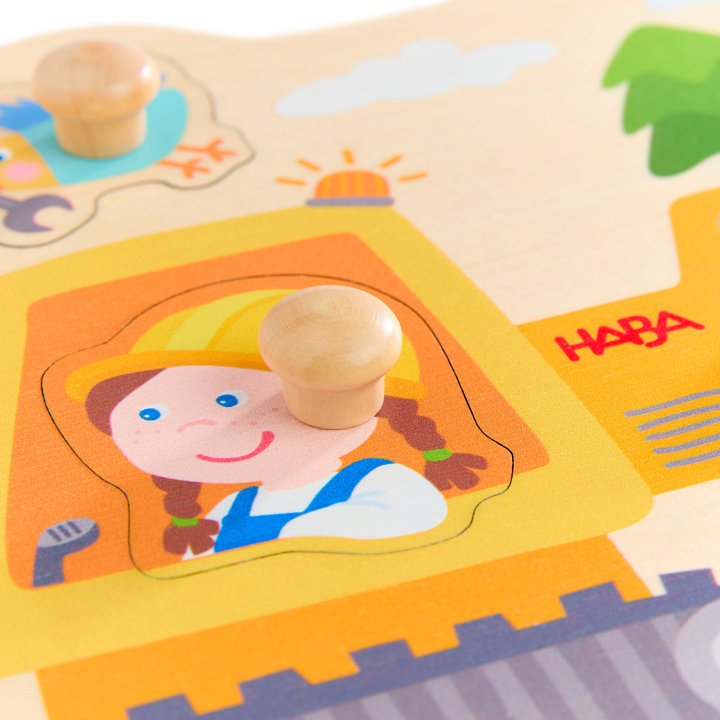 Haba Steckpuzzle »Bagger«