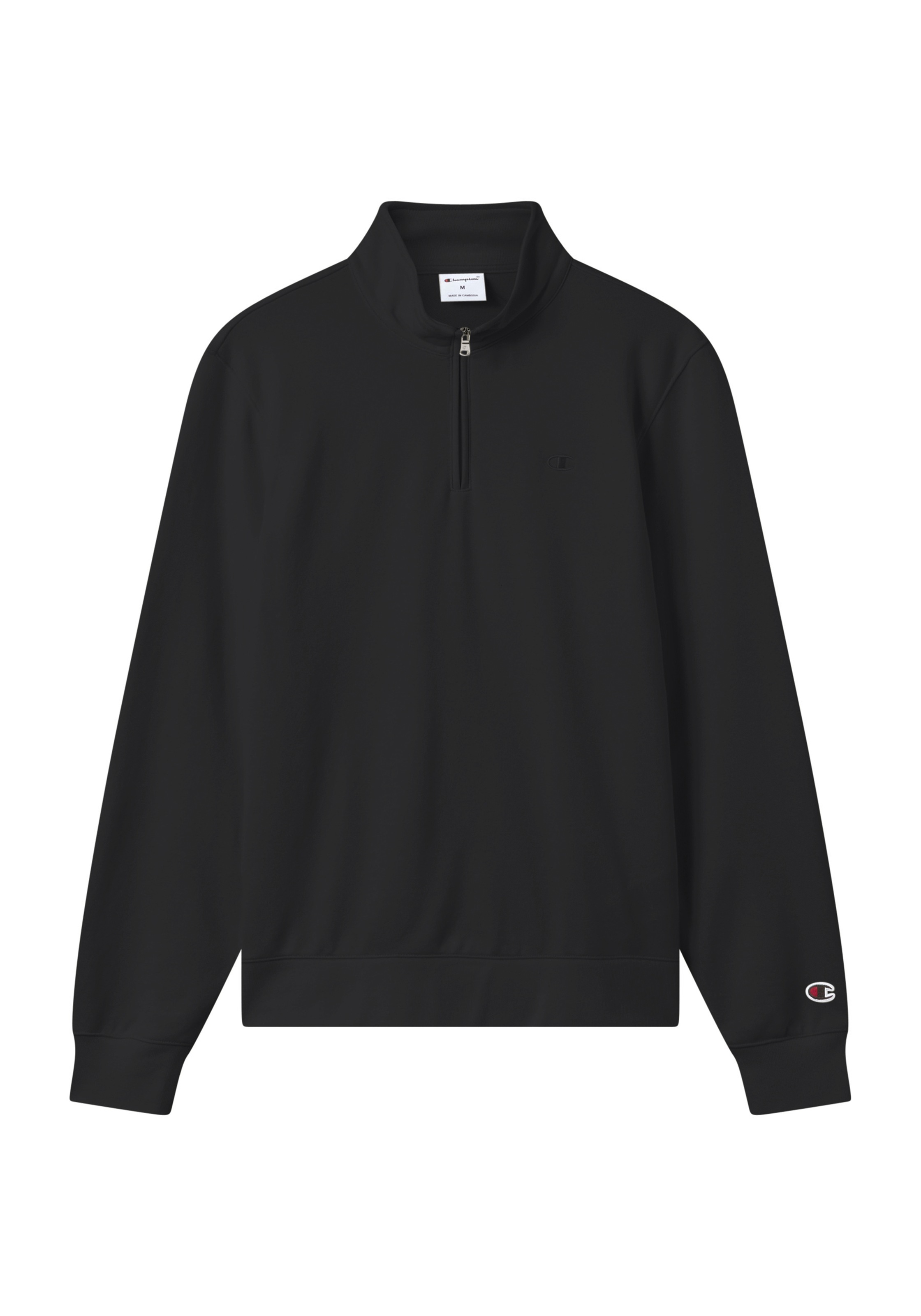 Champion Sweatshirt »ICONS TONAL Half Zip Sweatshirt«, mit halbem Reißverschluss, aus Baumwolle und Polyester, normale Länge
