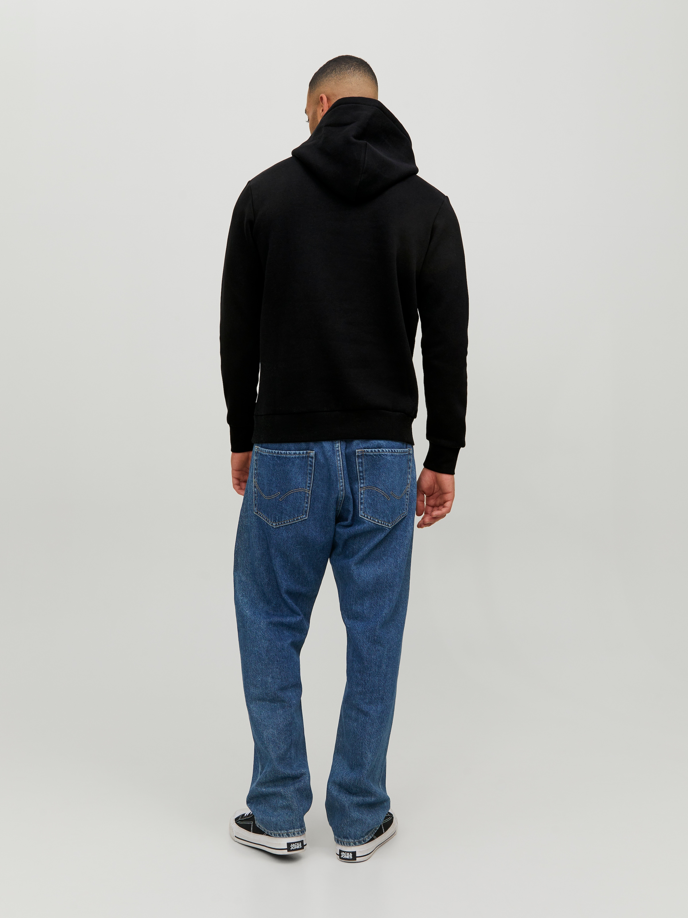 Jack & Jones Kapuzensweatshirt »JJECORP  Kapuze und Frontprint«, bedruckt, modisch, regular fit, Baumwollmischung, Rundhals
