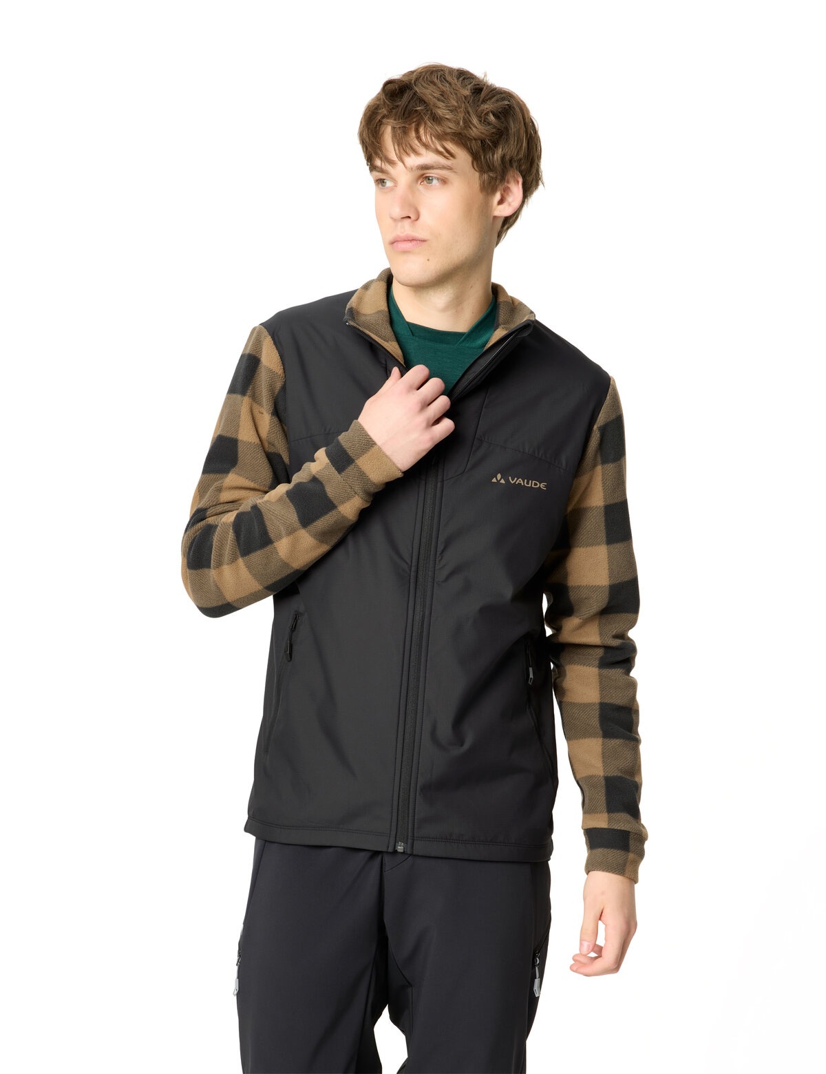 VAUDE Fahrradjacke »MEN'S MINAKI MID JACKET II« für sportliche Aktivitäten im Radsport, aus wärmendem Fleecematerial