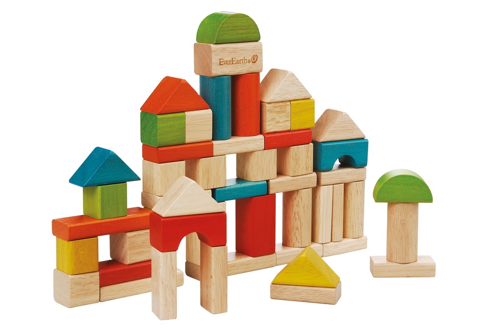 EverEarth® Spielbausteine »Holzbausteine«, (50 St.), FSC®- schützt Wald - weltweit kaufen