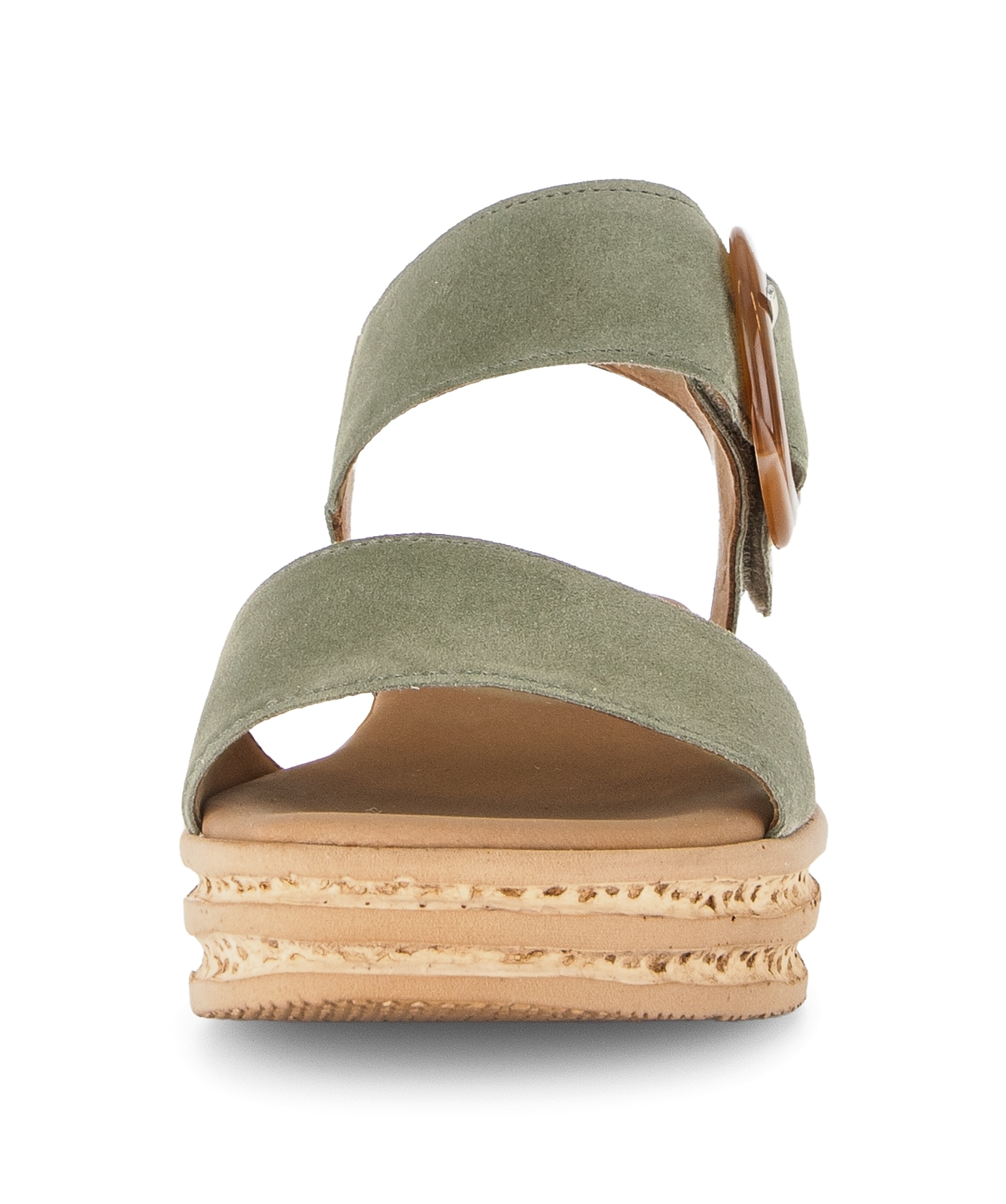 Gabor Keilsandalette  , Riemchensandale, Sommerschuh mit modischer Zierschnalle