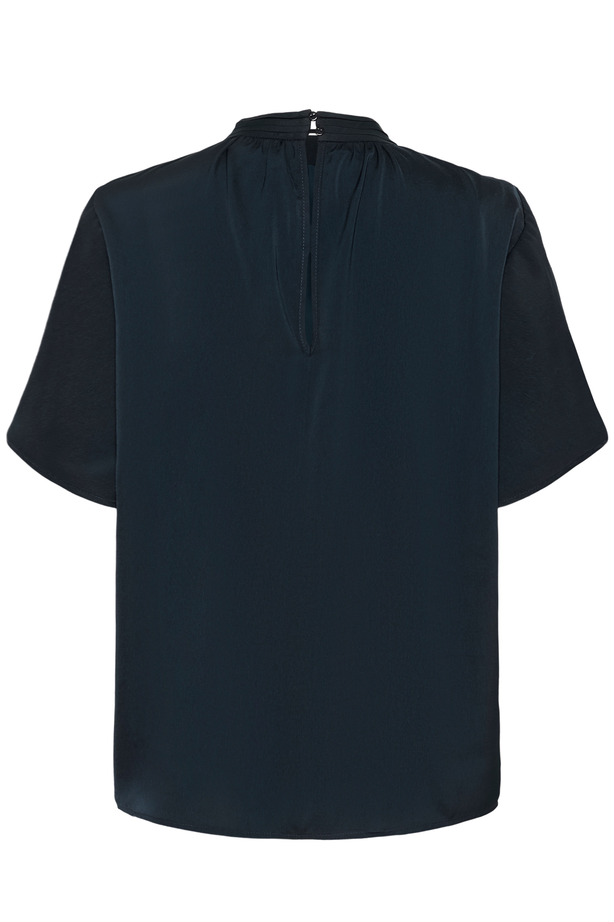 Saint Tropez Kurzarmbluse »AileenSZ Flared Blouse« Kunstfaser, Regular fit