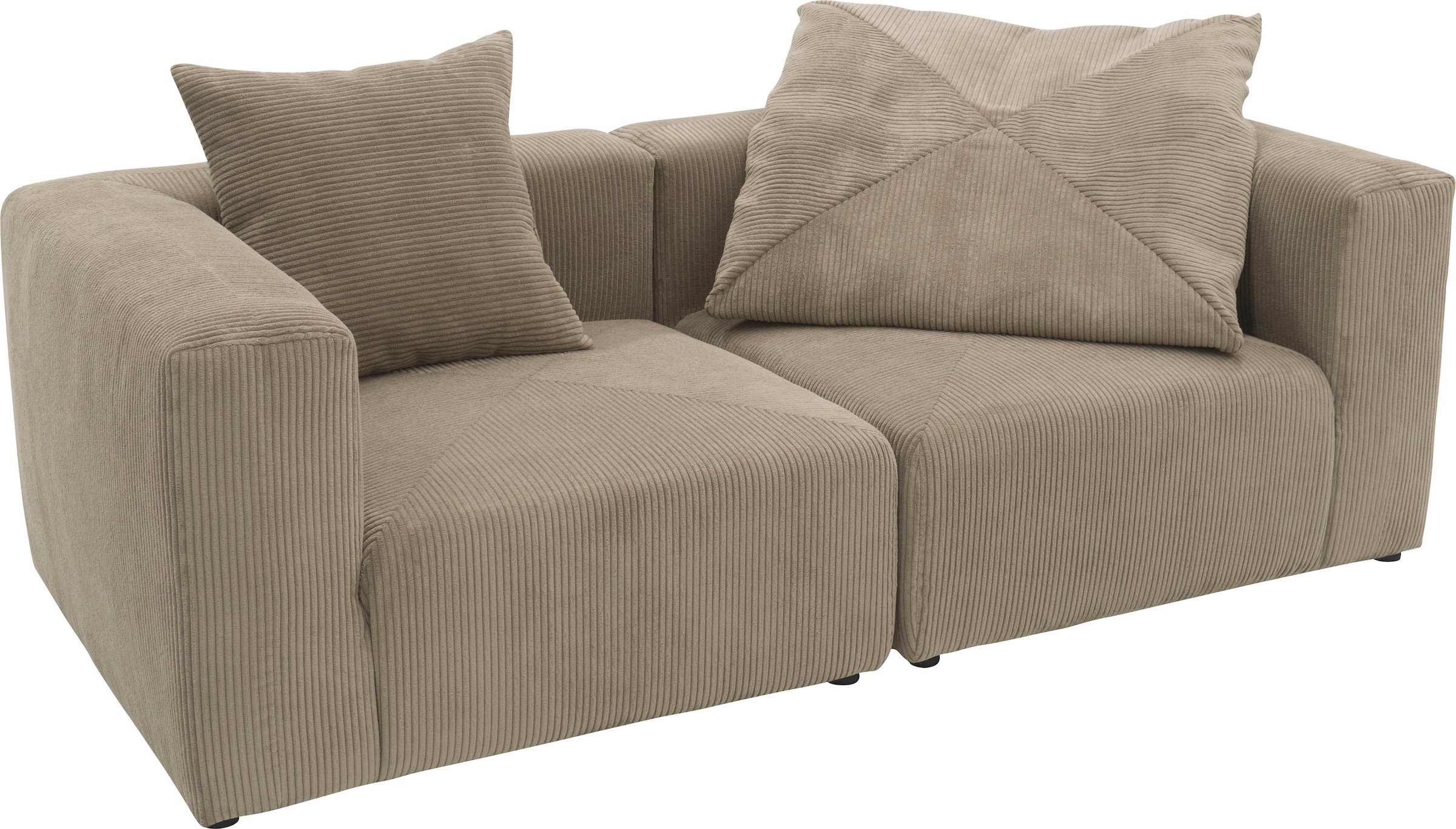 RAUM.ID 2-Sitzer »Gerrid« im Cordbezug, bestehend aus zwei Eckelementen