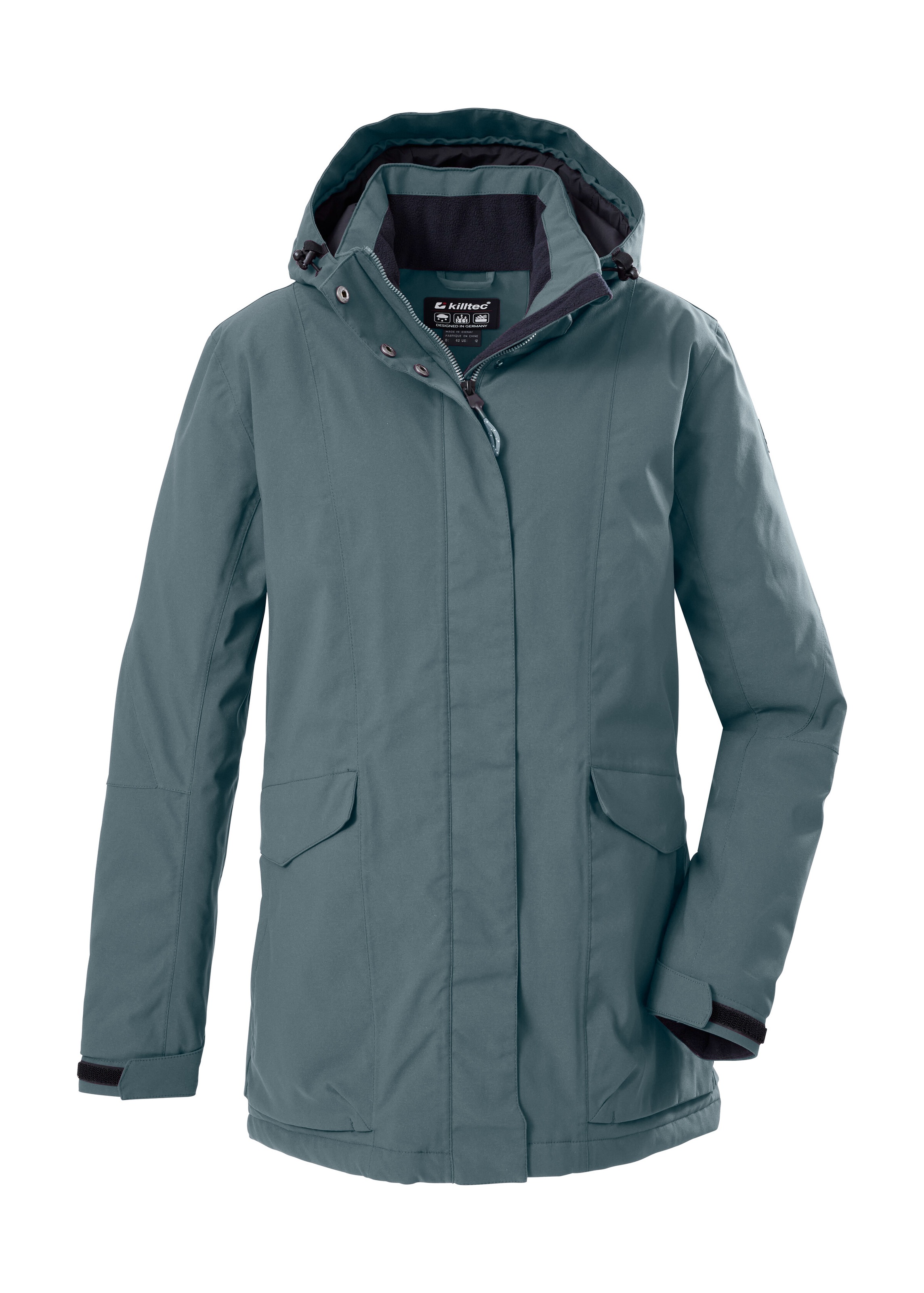 Killtec Funktionsjacke »Damen Jacke«, Wasserdichte, atmungsaktive Damenjacke mit abnehmbarer Kapuze