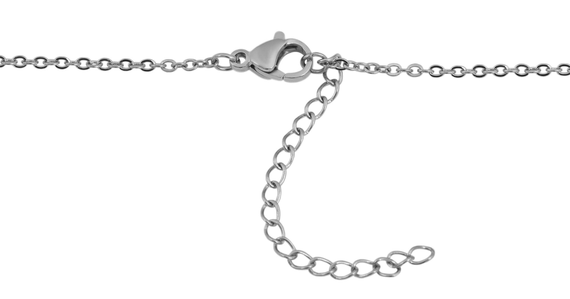 Adelia´s Kette ohne Anhänger »Unisex Halskette mit Anhänger ¿ Kreuz aus Edelstahl«