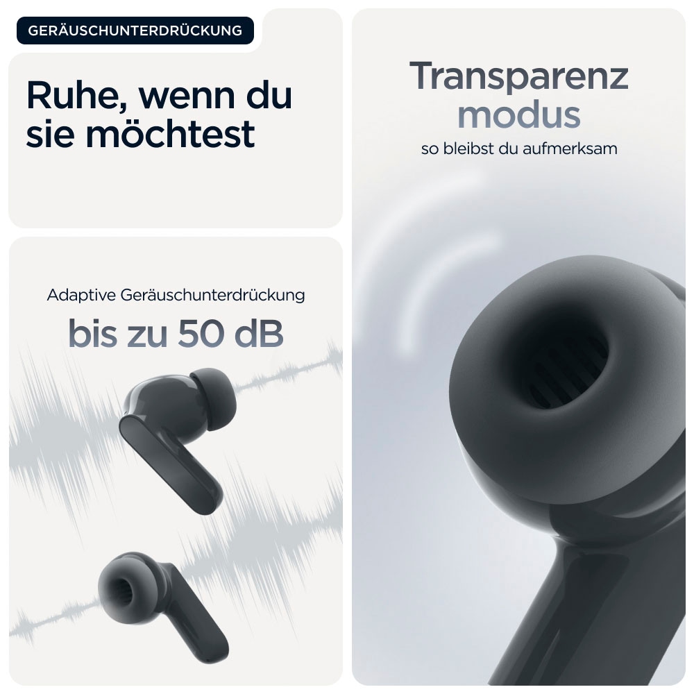 Motorola wireless In-Ear-Kopfhörer »moto buds« Bluetooth Active Noise Cancelling (ANC)