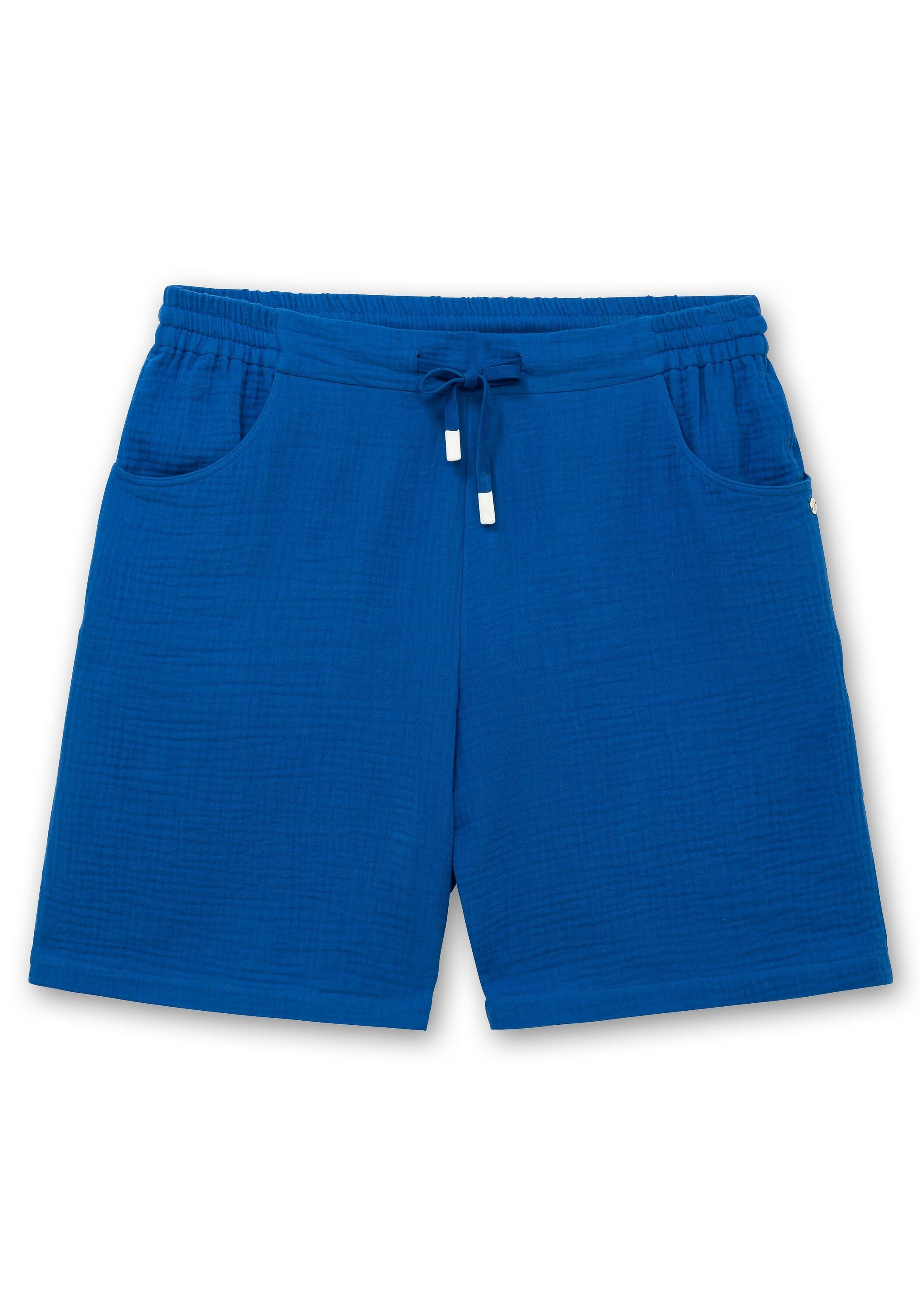 Sheego Bermudas »Shorts mit Schlupfbund, aus Musselin«