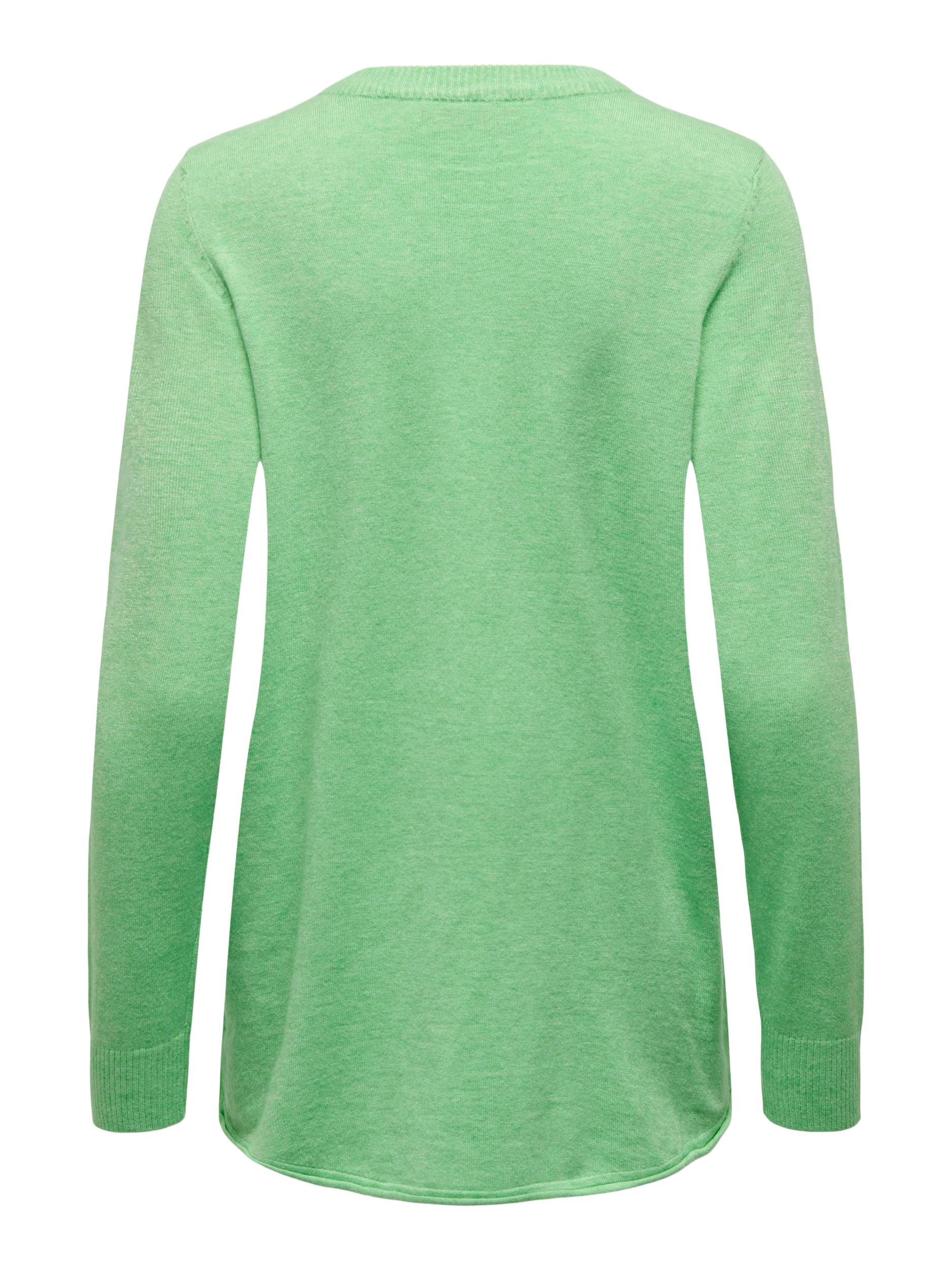 ONLY Rundhalspullover »ONLIBI LS LONG HIGLOW O-NECK CC KNT«