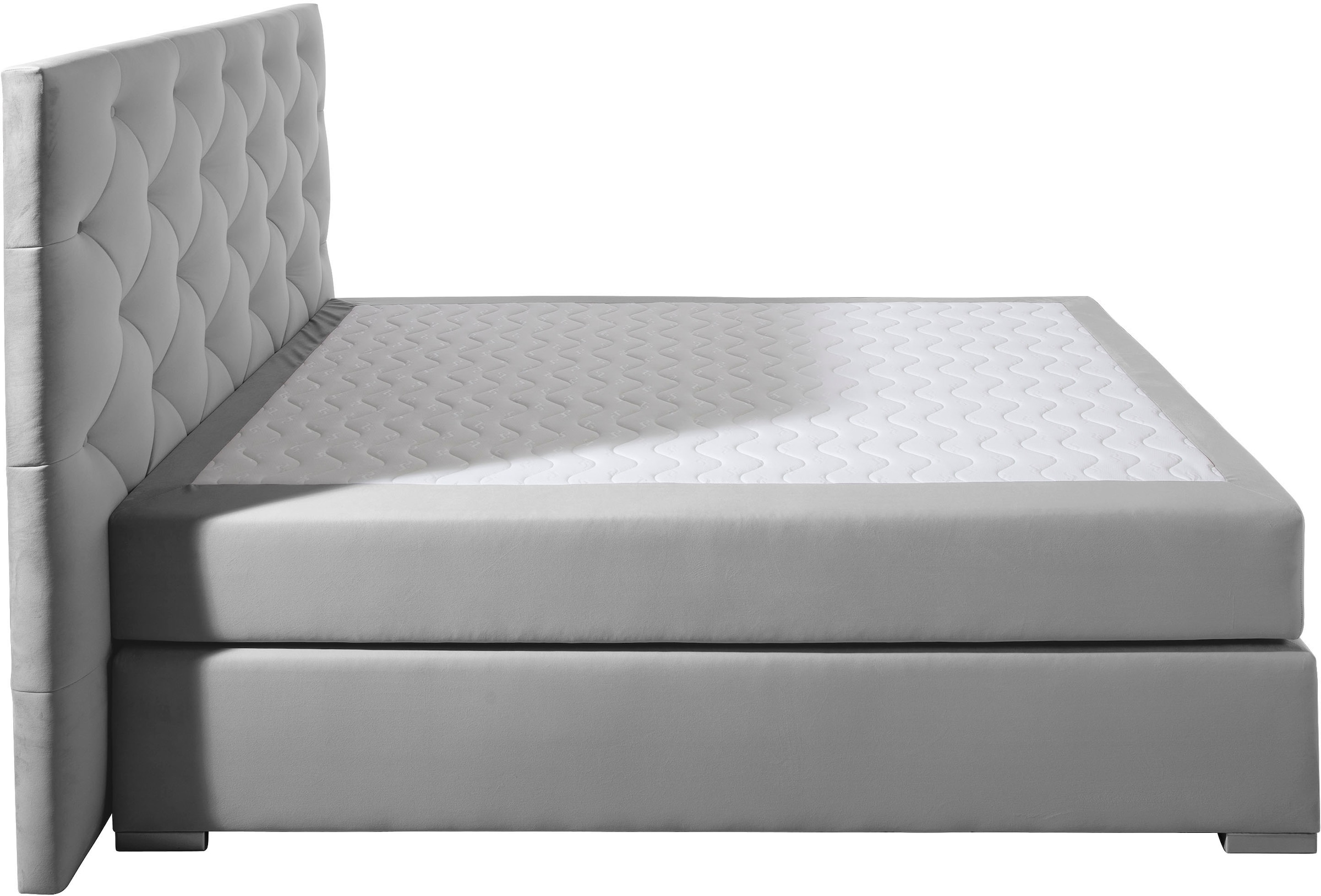 Home affaire Boxspringbett »Chalon, in verschiedenen Breiten«, inkl. Topper, wahlweise in H2, H3 oder H4 erhältlich