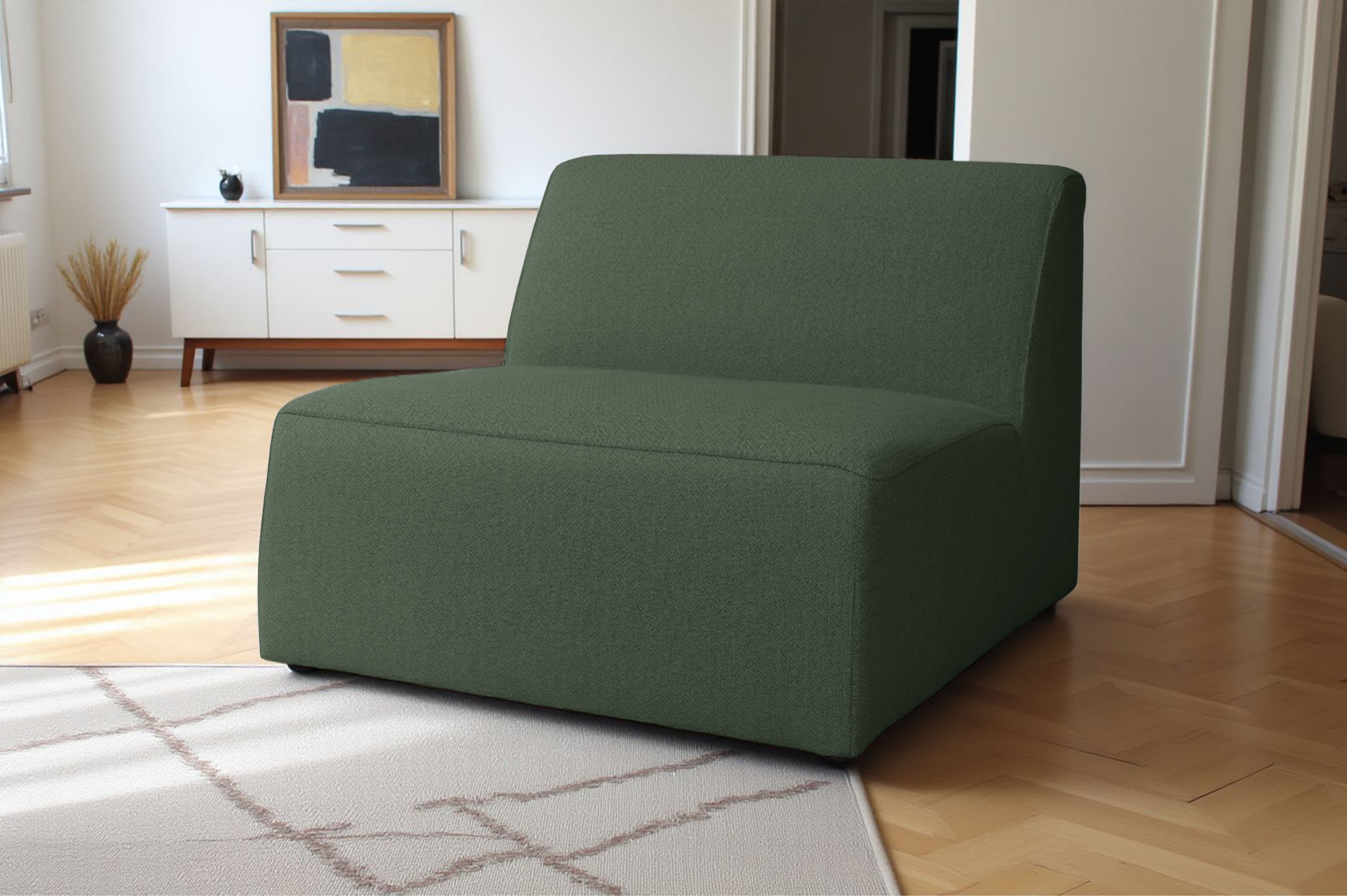 INOSIGN Sofa-Mittelelement »Koa, Sofamodul, passend zur Serie KOA,«, in Webstoff, weicher Lounge-Sitzkomfort