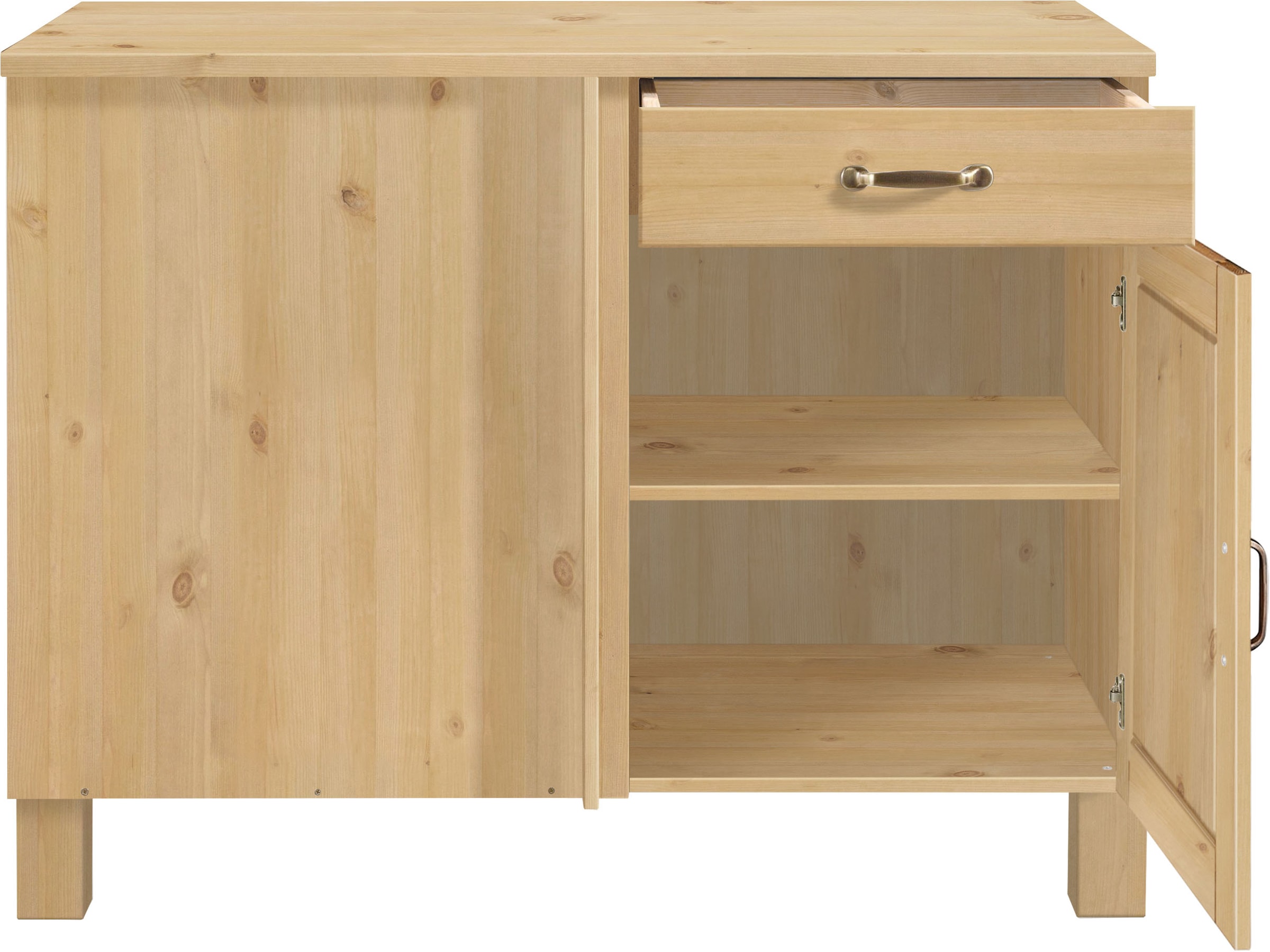 Home affaire Eckunterschrank »Alby« Breite 110 cm, 1 Tür und 1 Schublade