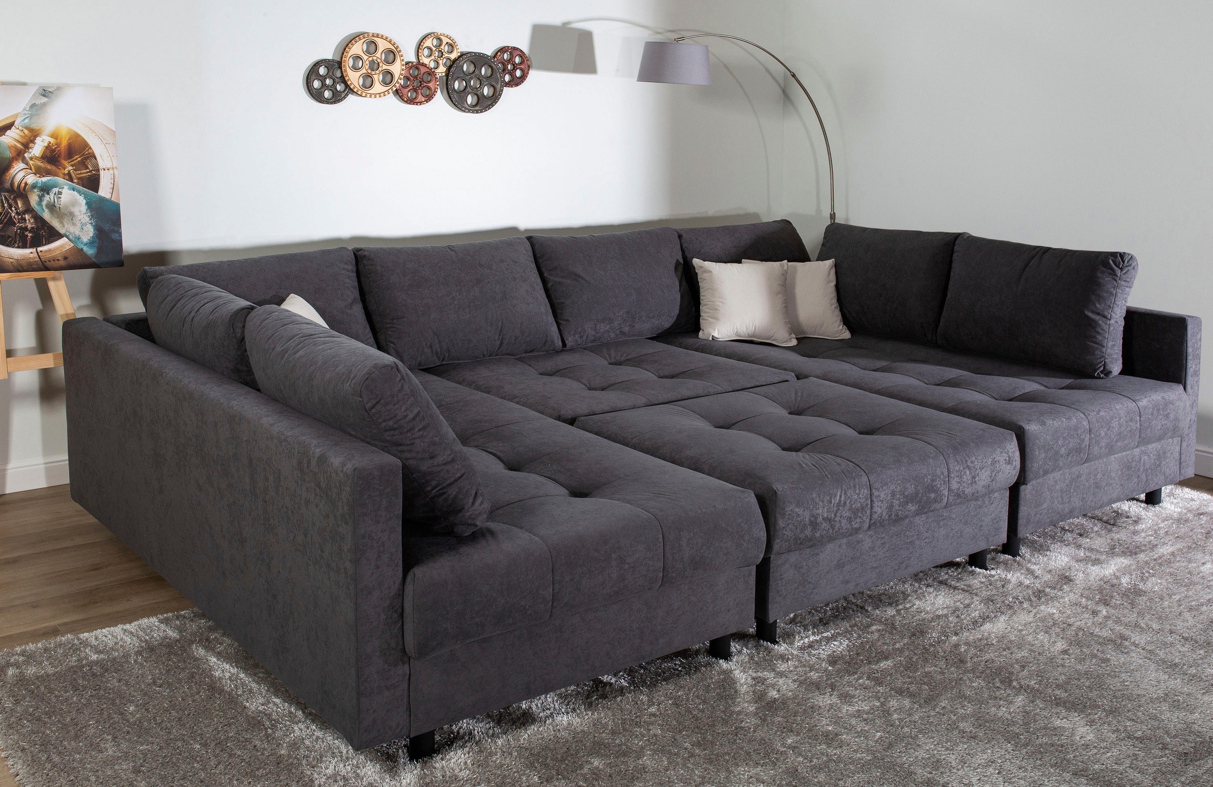 Home affaire Wohnlandschaft »Toni U-Form«