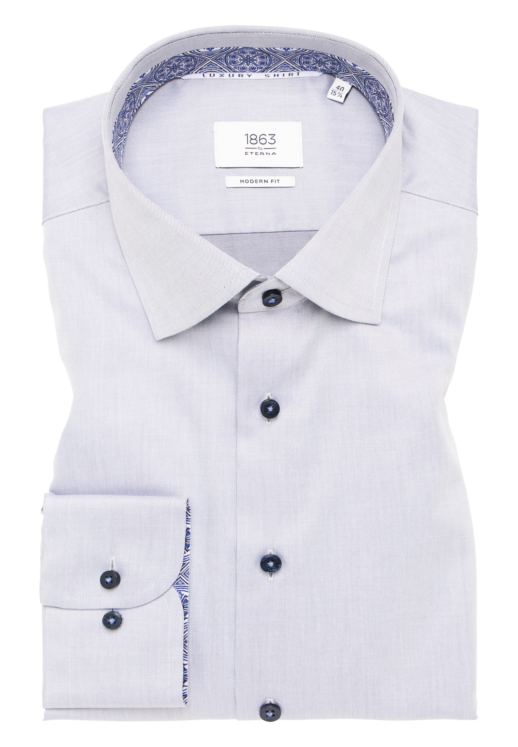 Eterna Langarmhemd »MODERN FIT«, NON IRON (bügelfrei)