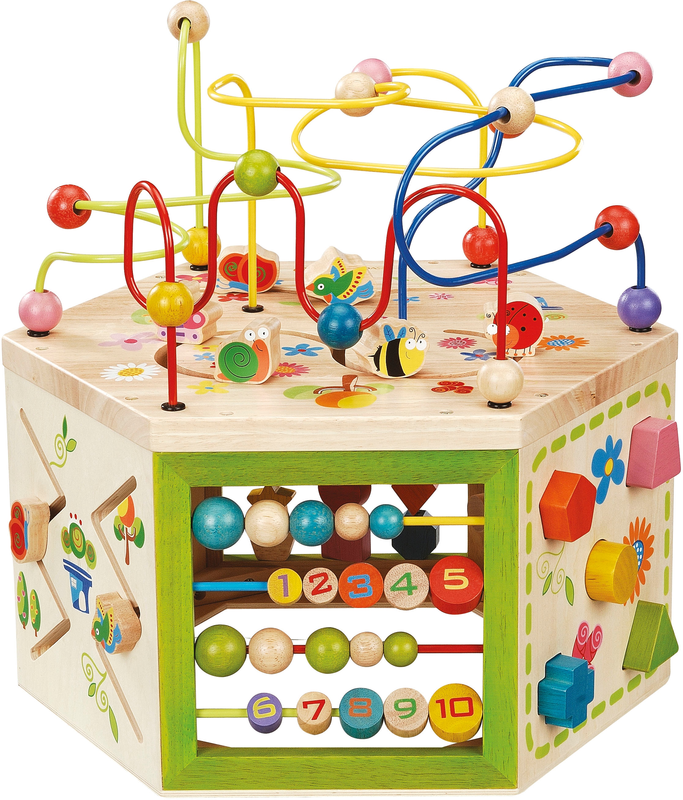 EverEarth® Motorikwürfel »7-in-1 Großes Garten-Spielcenter«, FSC®- schützt Wald -... kaufen