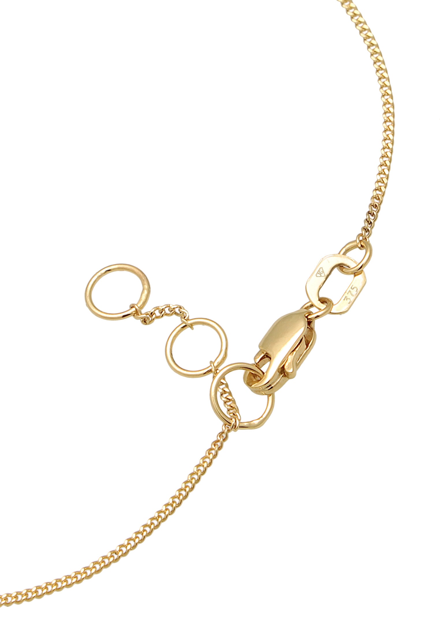 Elli Premium Armkette »Armband V-Anhänger Geo Minimal 375 Gelbgold«