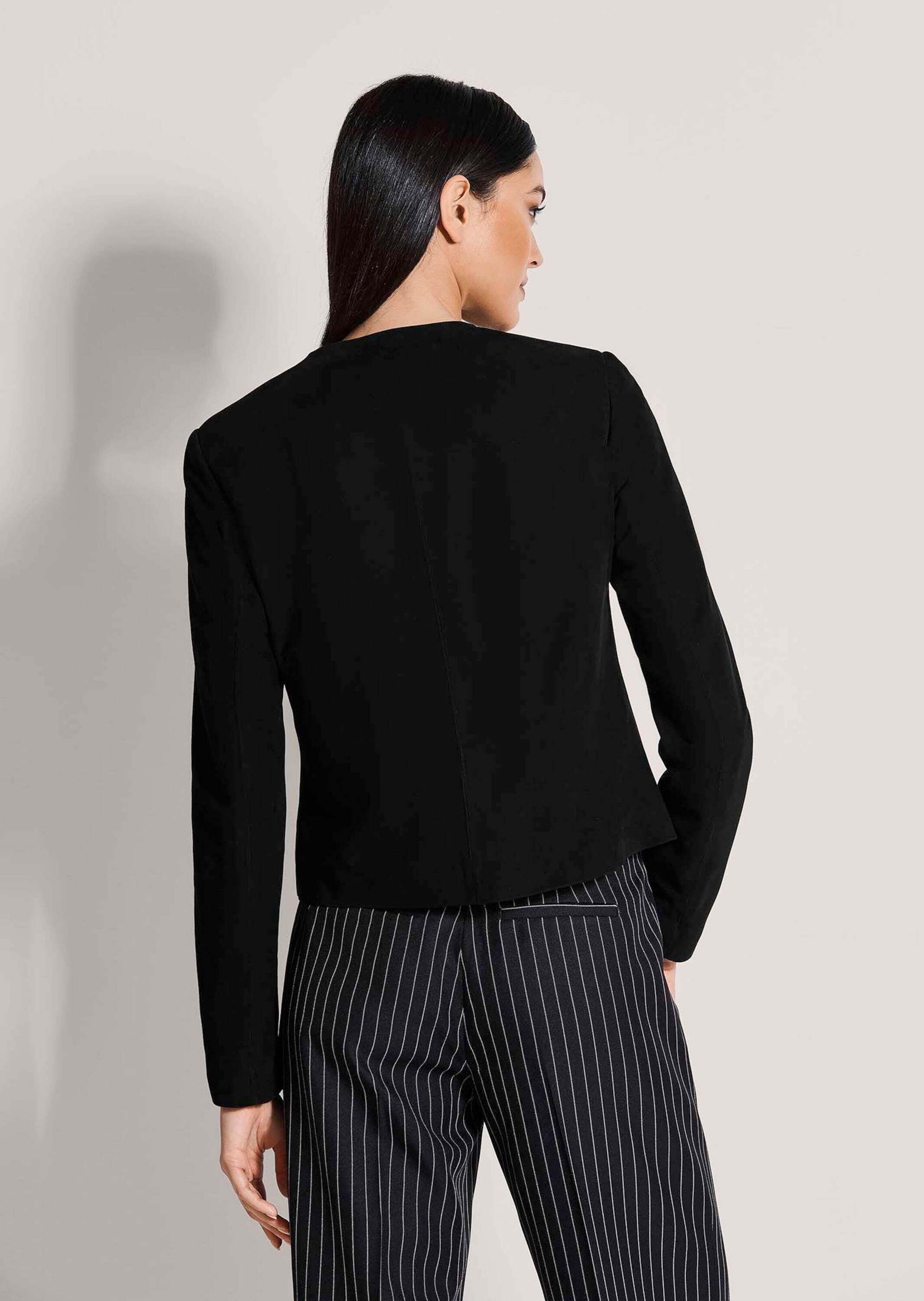 MADELEINE Lederjacke »Lederjacke Kurzjacke mit Schmuckknöpfen« Glänzende Schmuckknöpfe