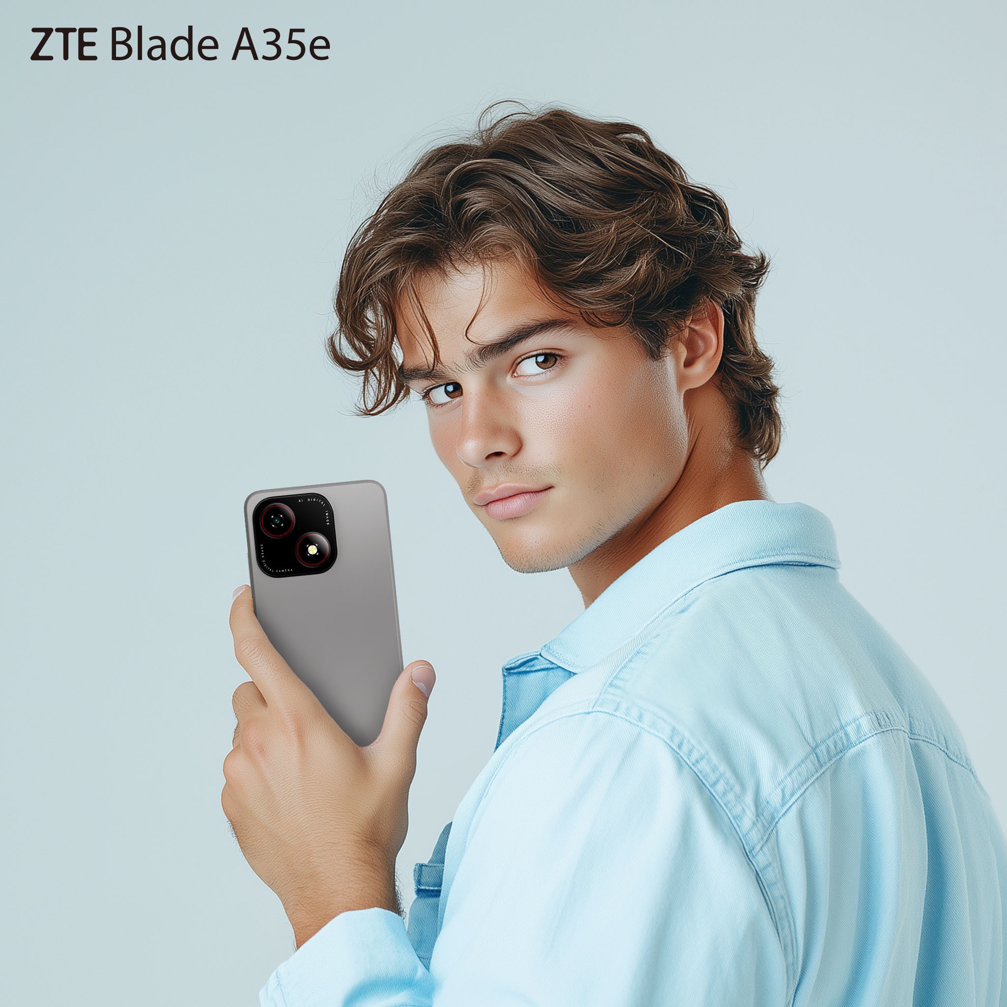 ZTE Smartphone »Blade A35e«, Silvery Gray