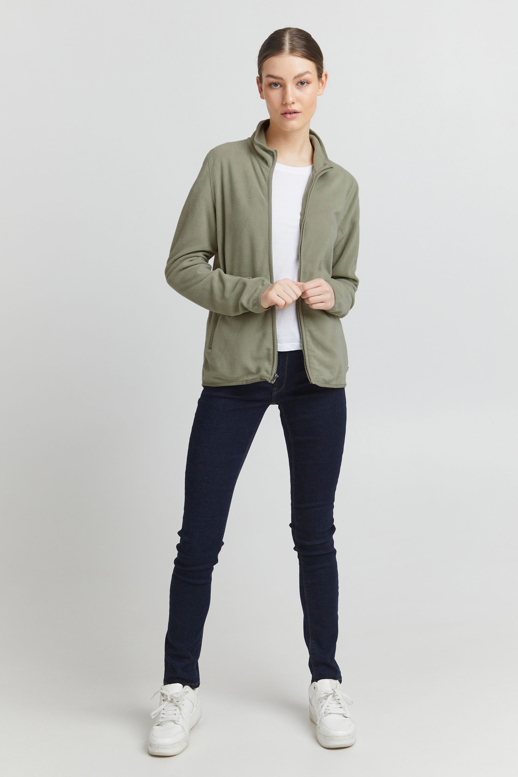 OXMO Fleecejacke »Fleecejacke OXRikka« ohne Kapuze