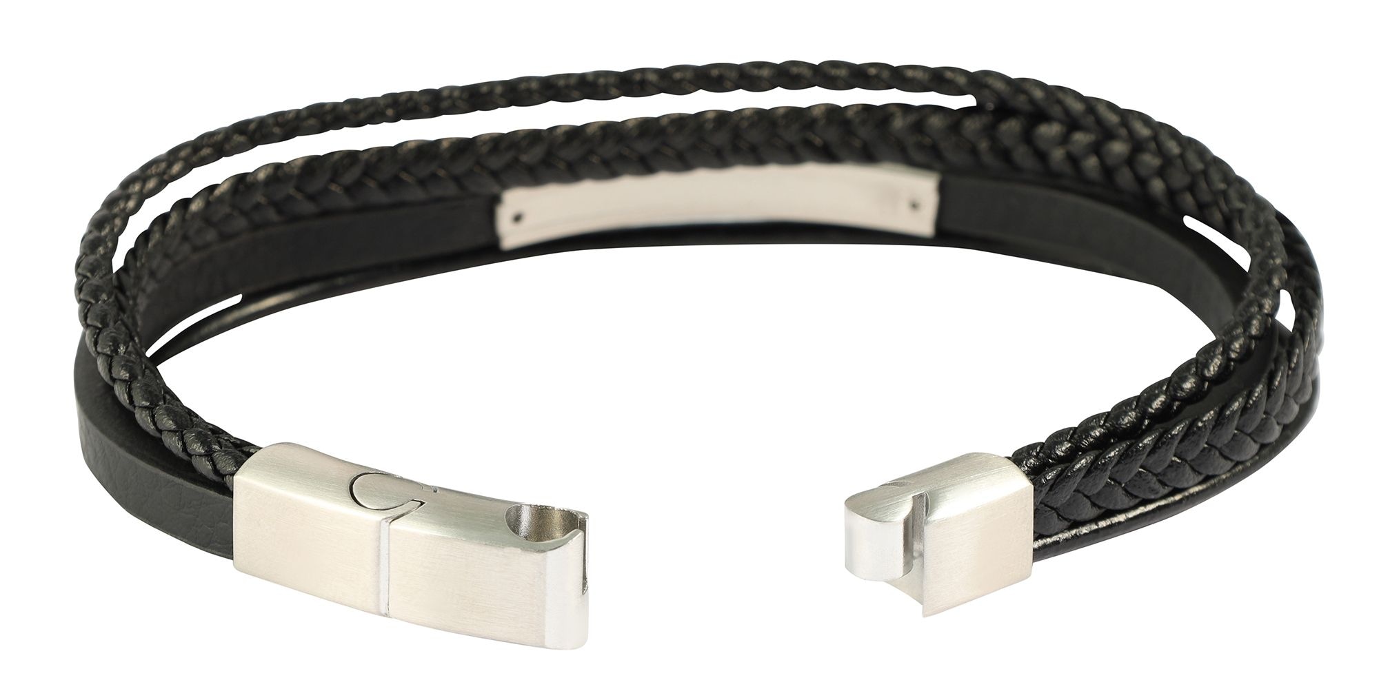 Adelia´s Lederarmband »Herren Armband ¿ Lederarmband aus Leder 21 cm«