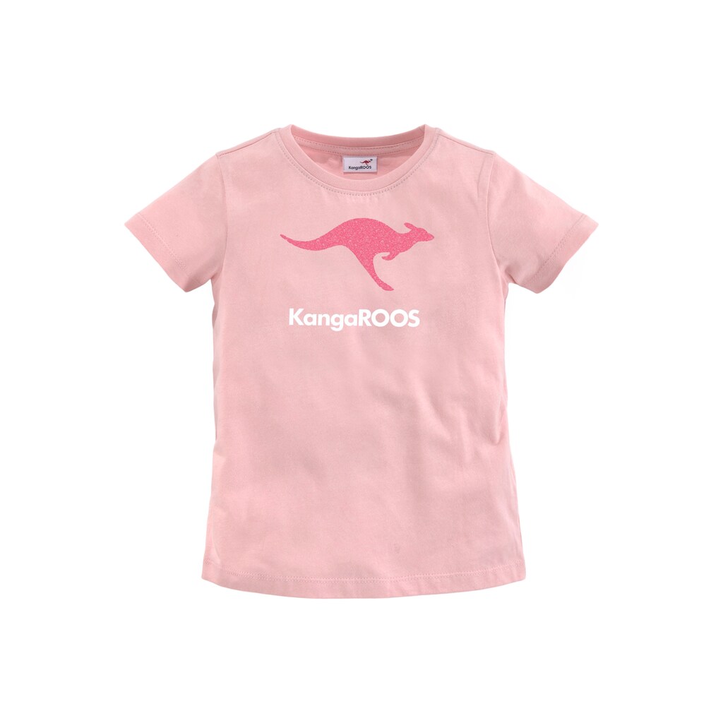 KangaROOS T-Shirt, (Packung, 2 tlg.)