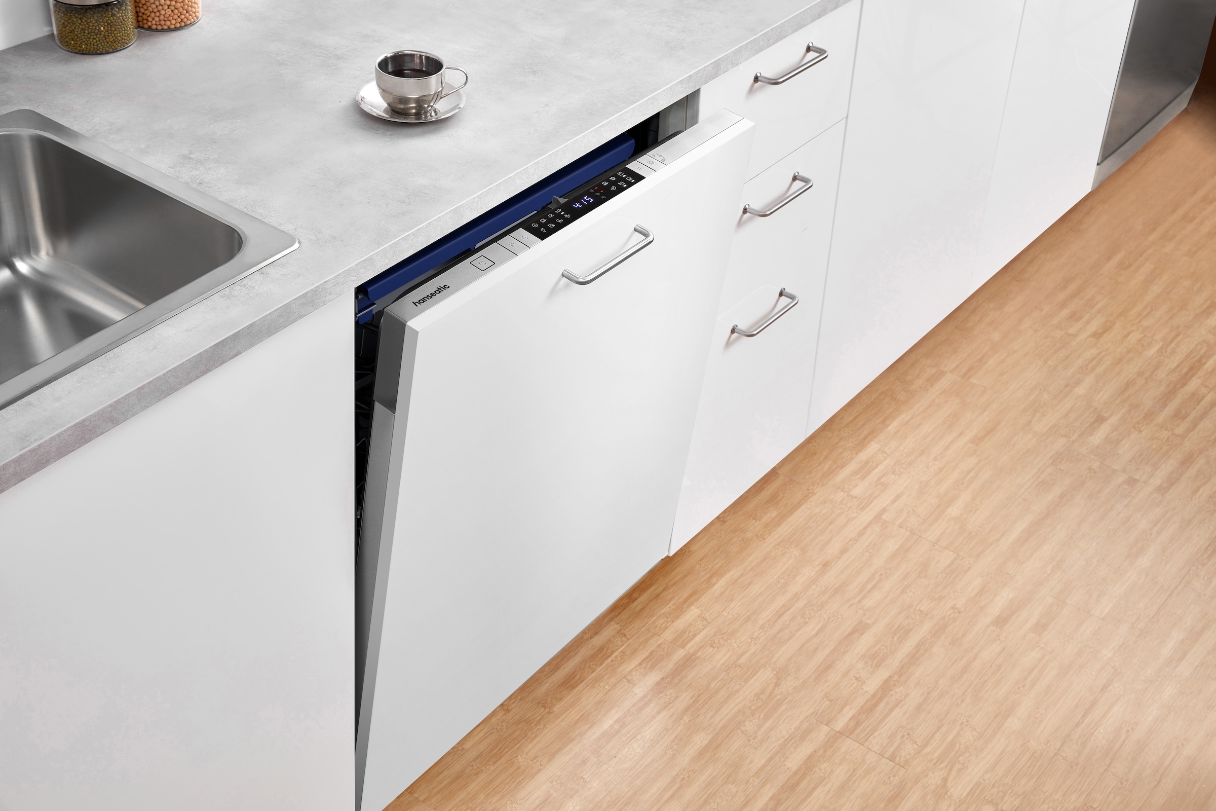 Hanseatic vollintegrierbarer Geschirrspüler »HI6B14B13D« 14 tlg. Maßgedecke vollintegrierbar, für 14 Maßgedecke, mit acht Programmen