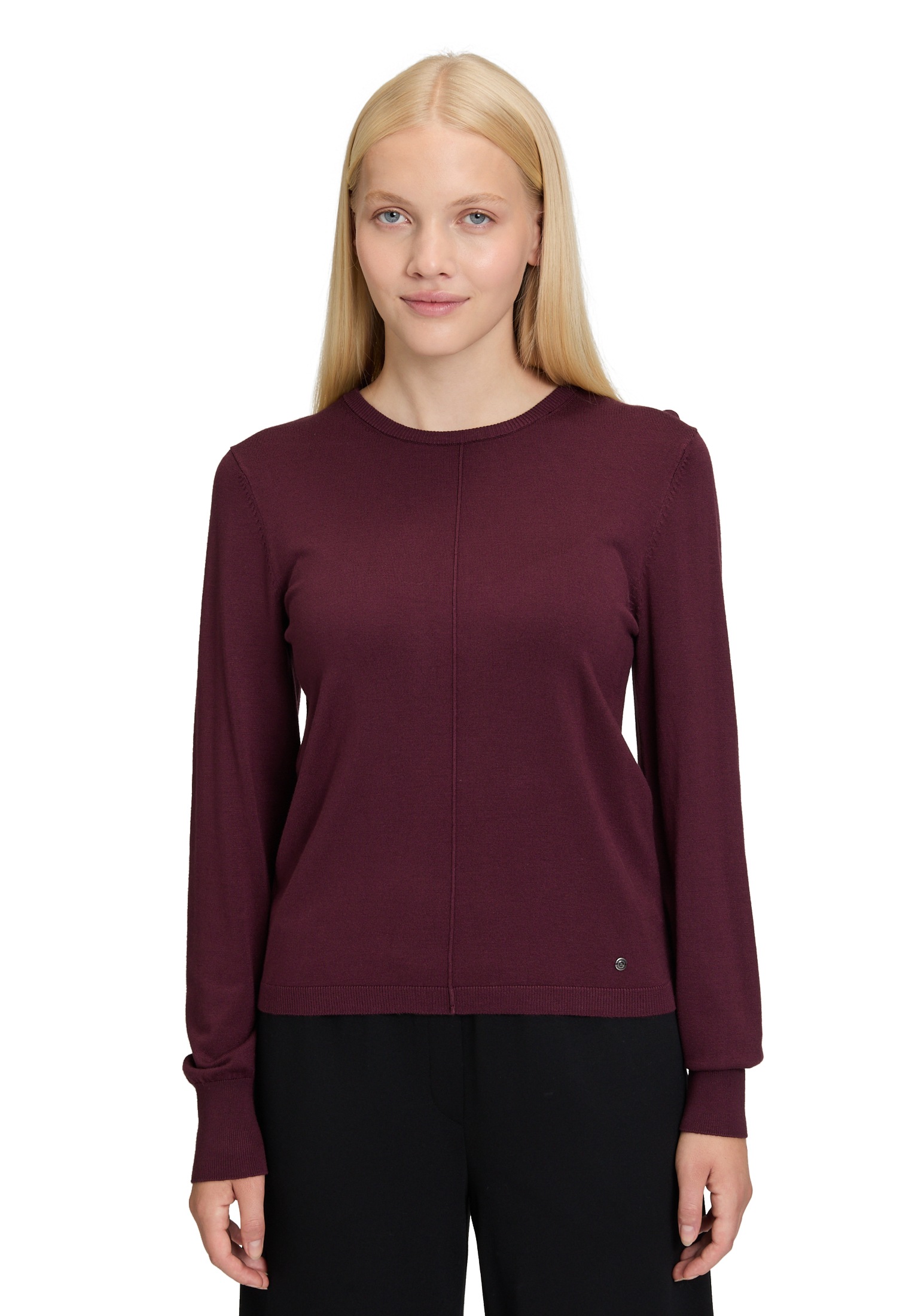 Betty&Co Strickpullover »Strickpullover mit Strickdetails«