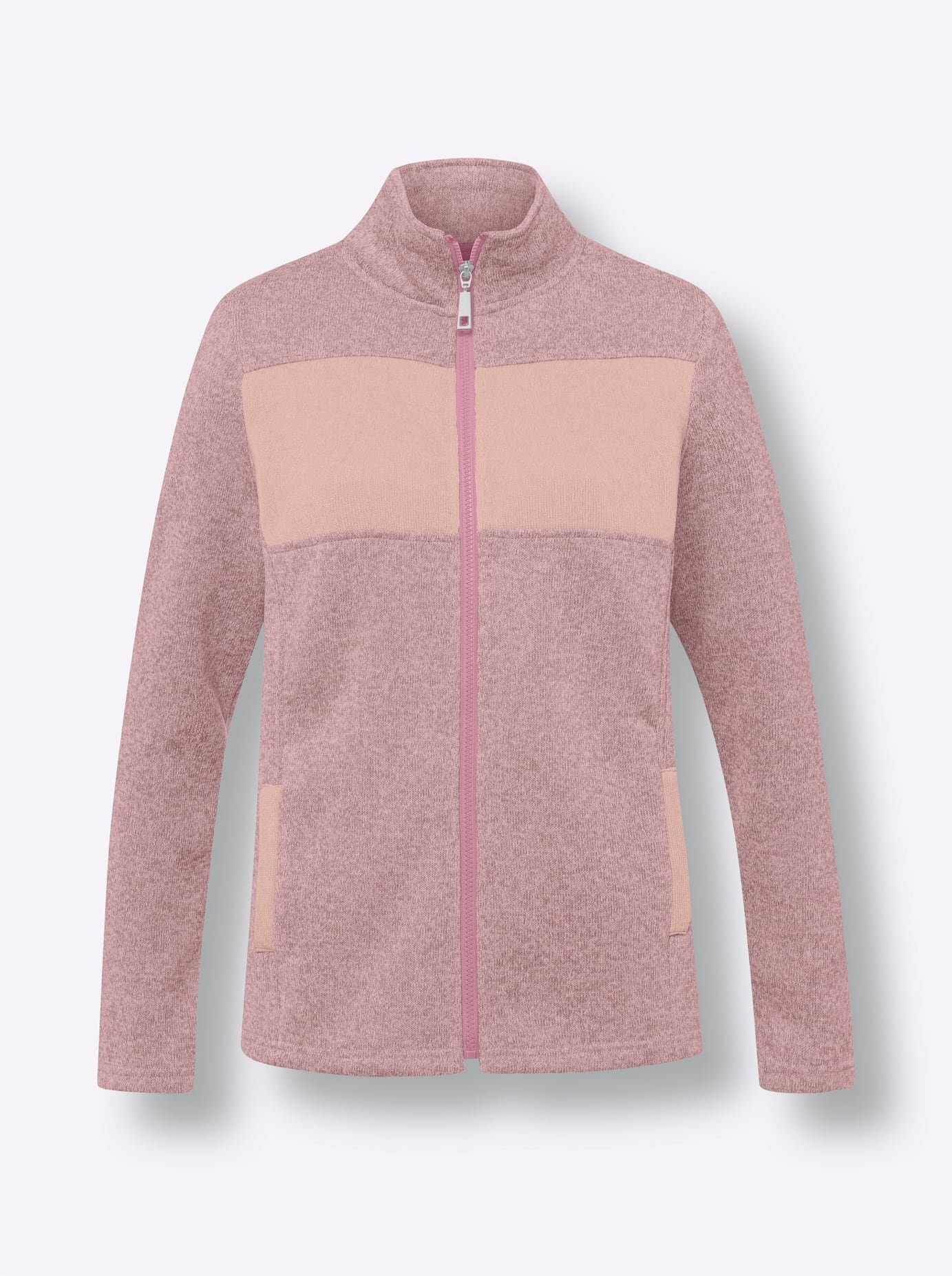 Strickfleecejacke