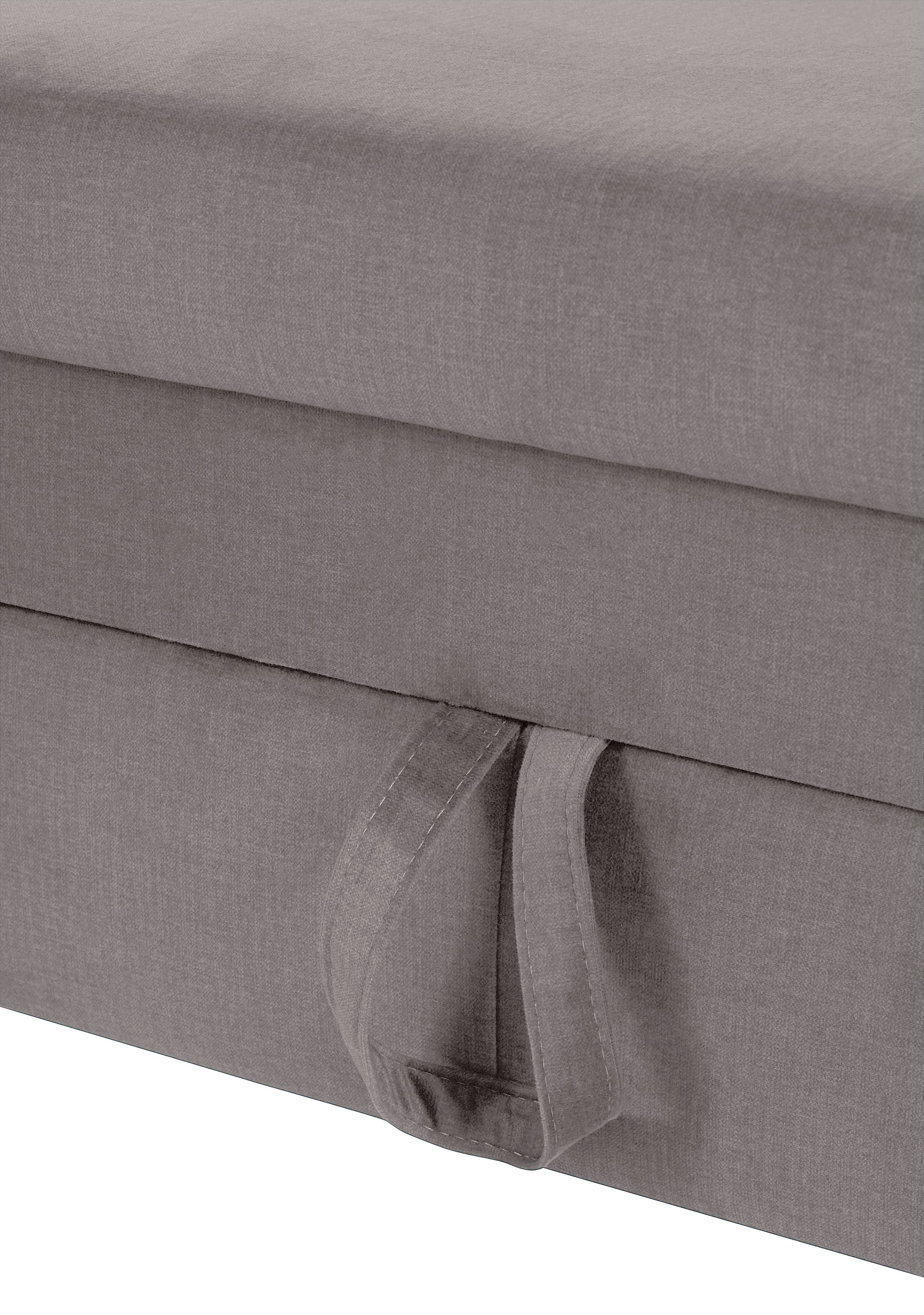 COTTA Ecksofa »Morven L-Form mit Kopfteilverstellung« wahlweise mit Bettfunktion, Bettkasten & Wireless-Charger