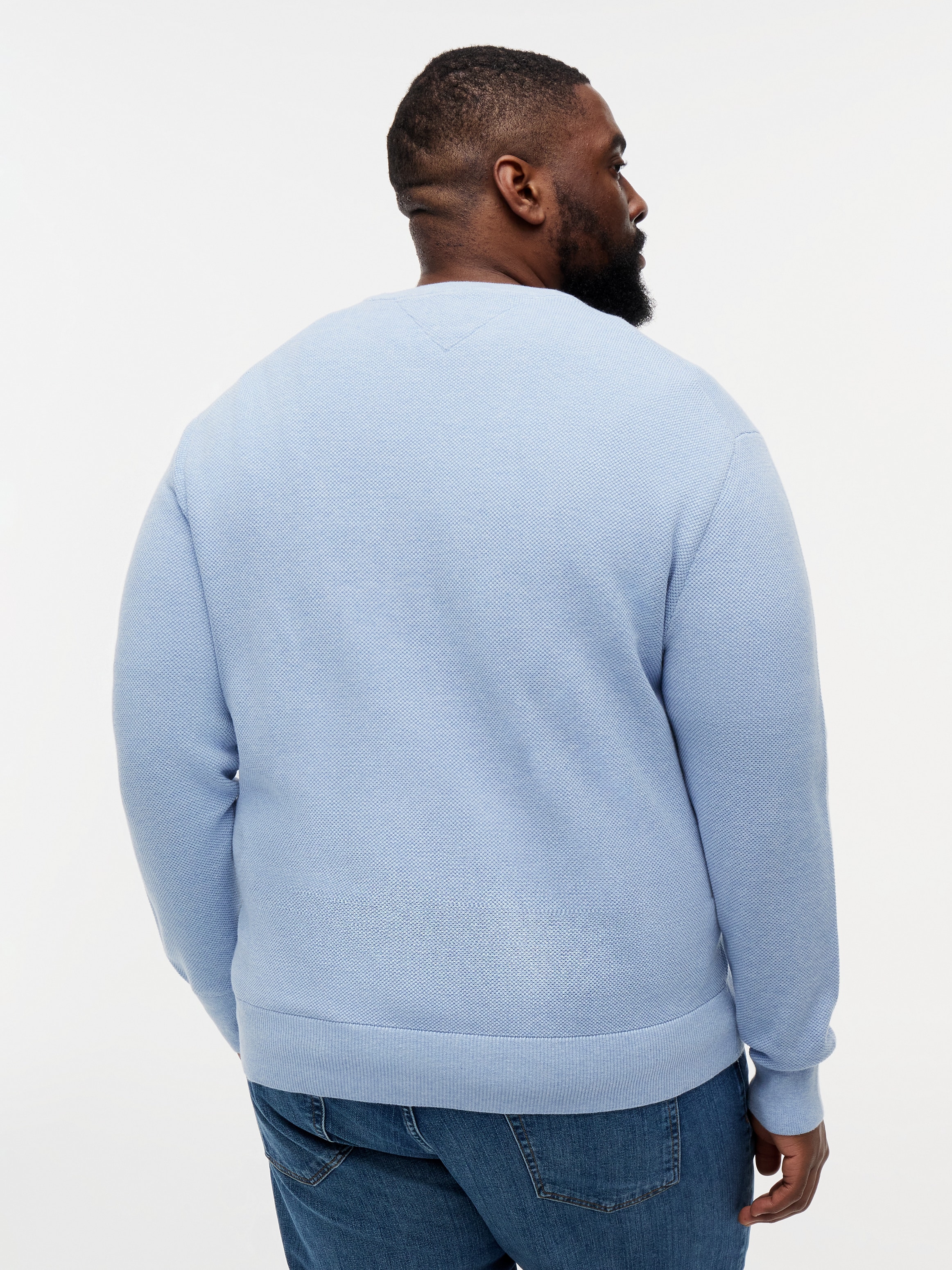 Tommy Hilfiger Big & Tall Rundhalspullover »ESSENTIAL STRUCTURE CREW NECK« Große Größen, regular fit