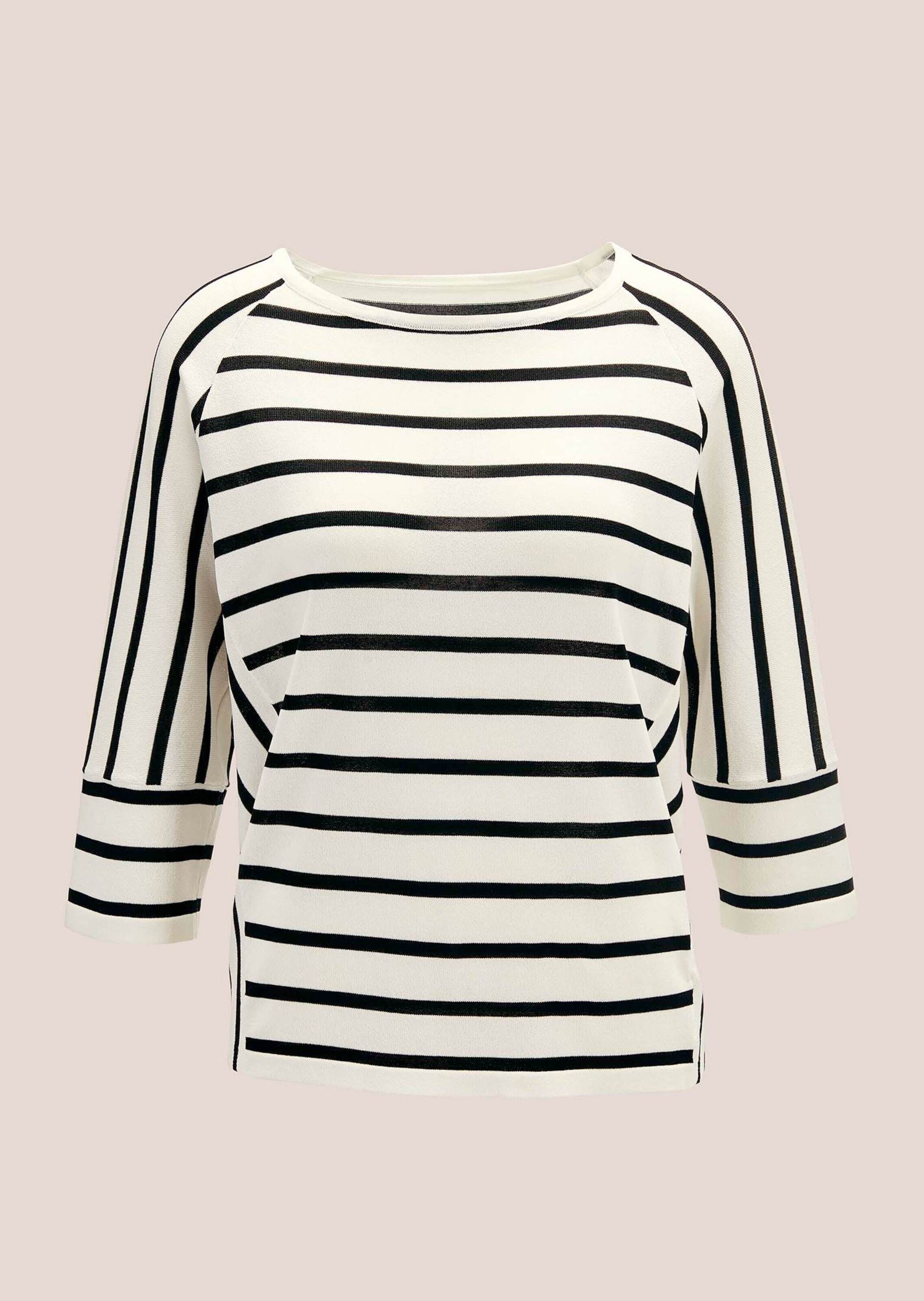 MADELEINE Longpullover »Pullover Strickpullover im Streifen-Look«