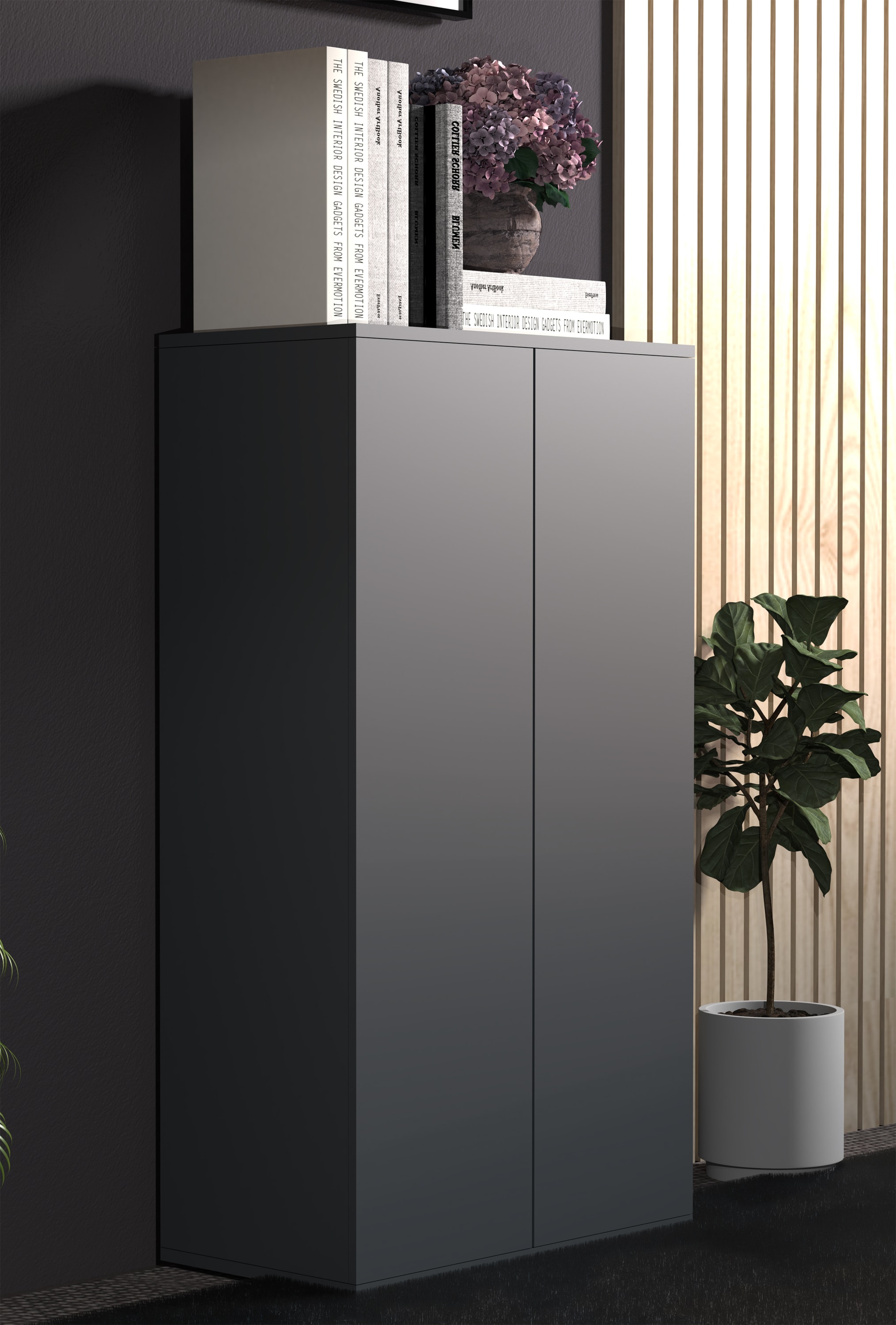 VCM Kommode »Holz Kommode Sideboard Anrichte Dalosa 3 Drehtüren«
