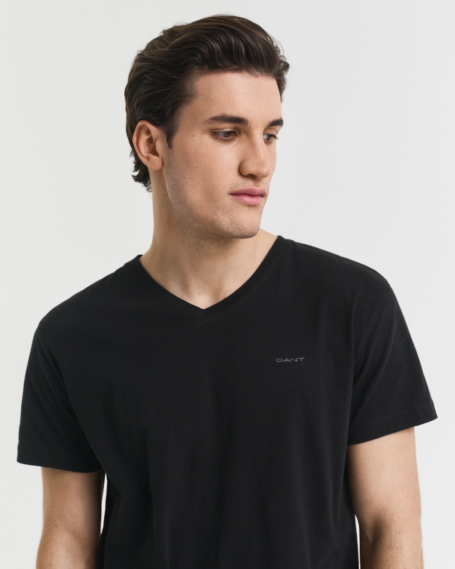 Gant Kurzarmshirt »V-NECK T-SHIRT 2-PACK«, Mit V-Ausschnitt