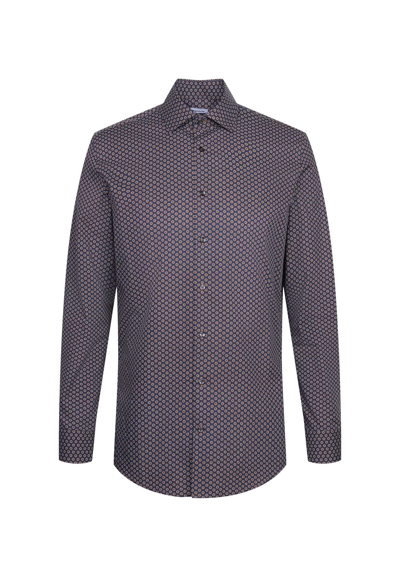 seidensticker Businesshemd »Schwarze Rose« Slim 1/1 Kentkragen Druck