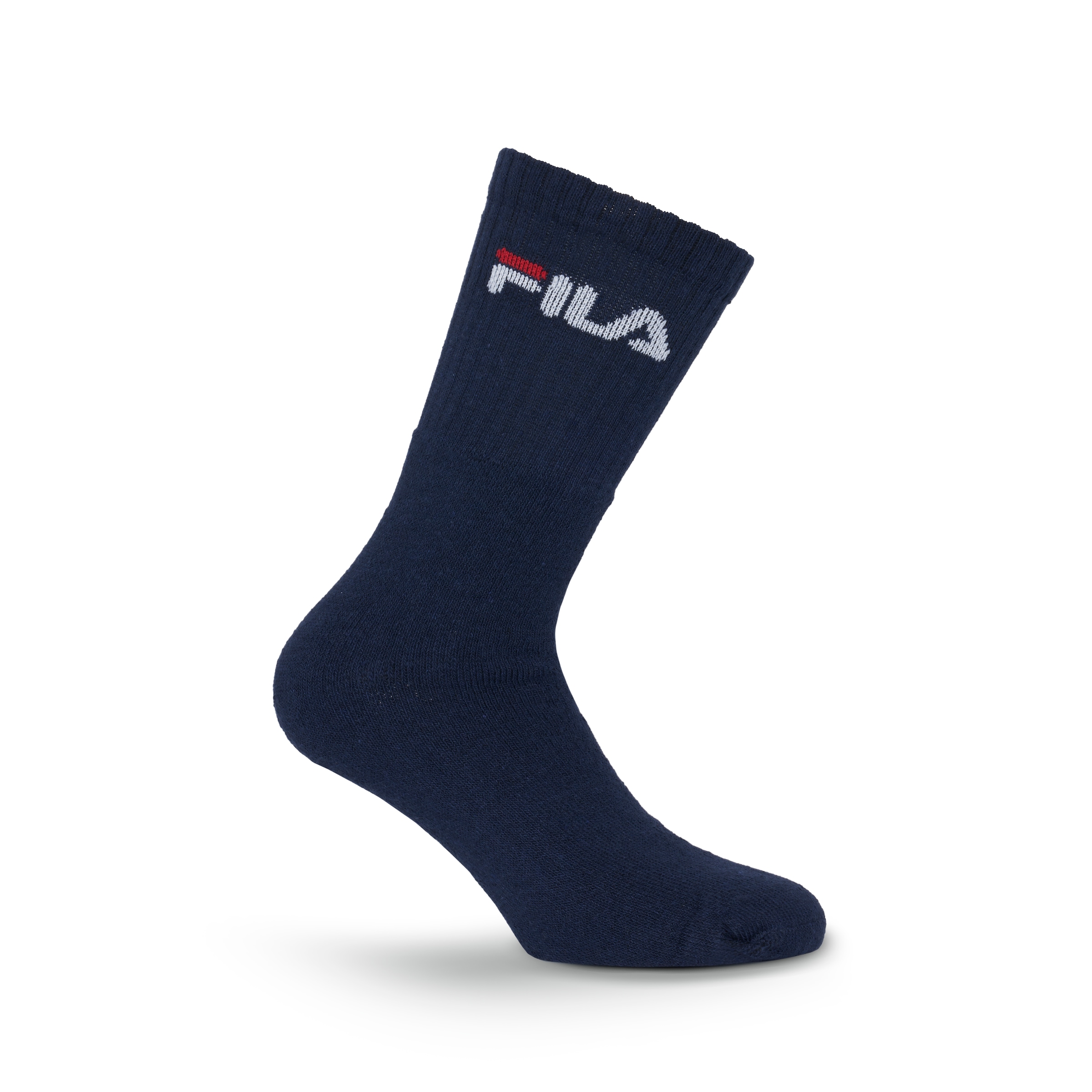 Fila Tennissocken »UNISEX CREW TENNIS FULL TERRY SOCKS« 3 Stk. tlg. mit verstärkten Belastungszonen,