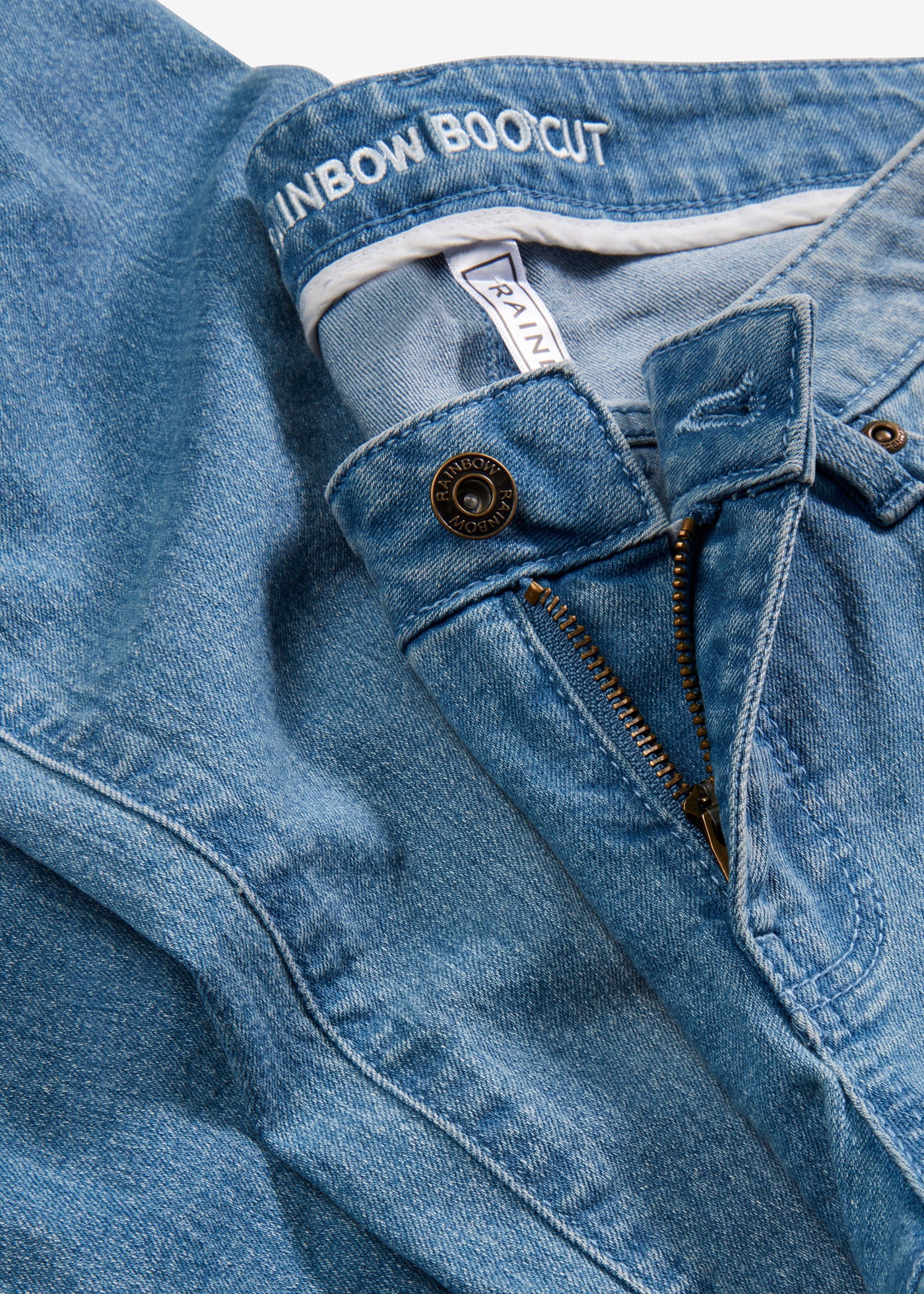 bonprix Bootcut-Jeans »Bootcut-Jeans Mid Waist, Stretch« Bootcut-Jeans Mid Waist, Stretch