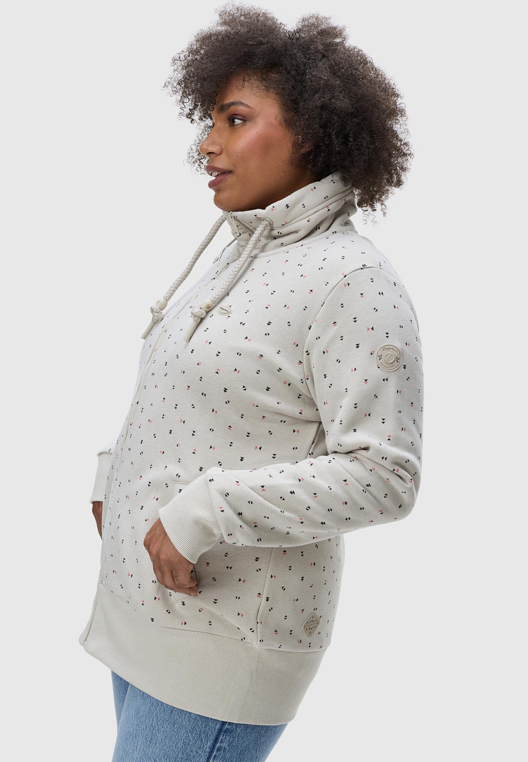 Ragwear Kapuzensweatjacke »Kapuzensweatjacke Rylie Print Zip Plus«