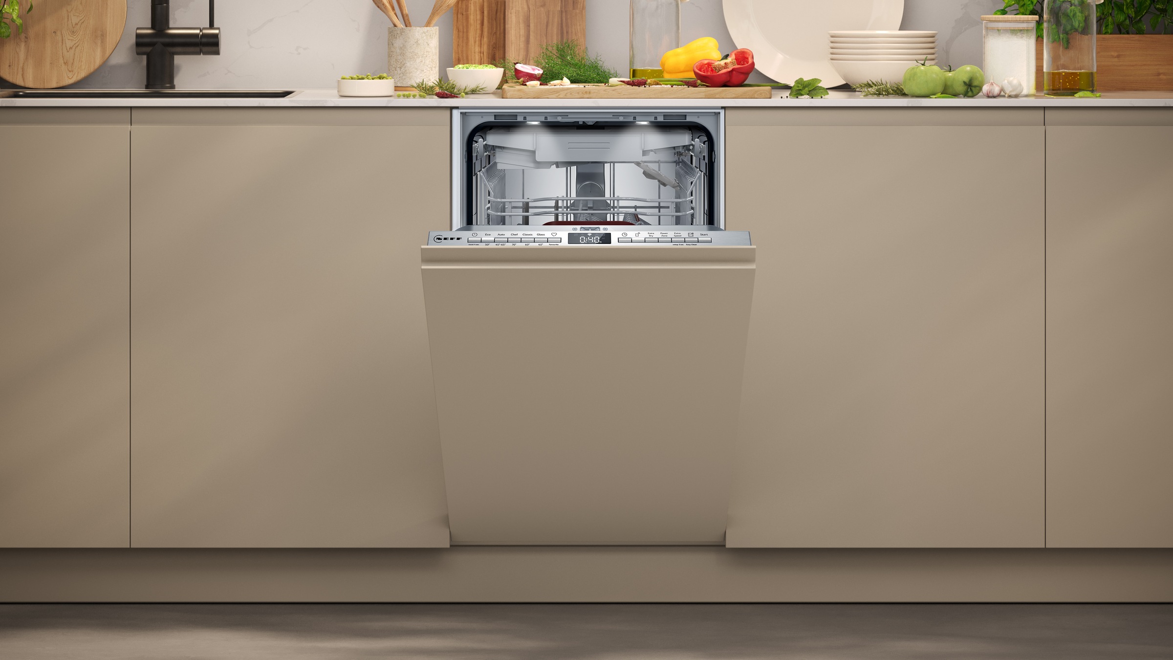 NEFF vollintegrierbarer Geschirrspüler N 50 »S855EMX34E« 10 tlg. Maßgedecke