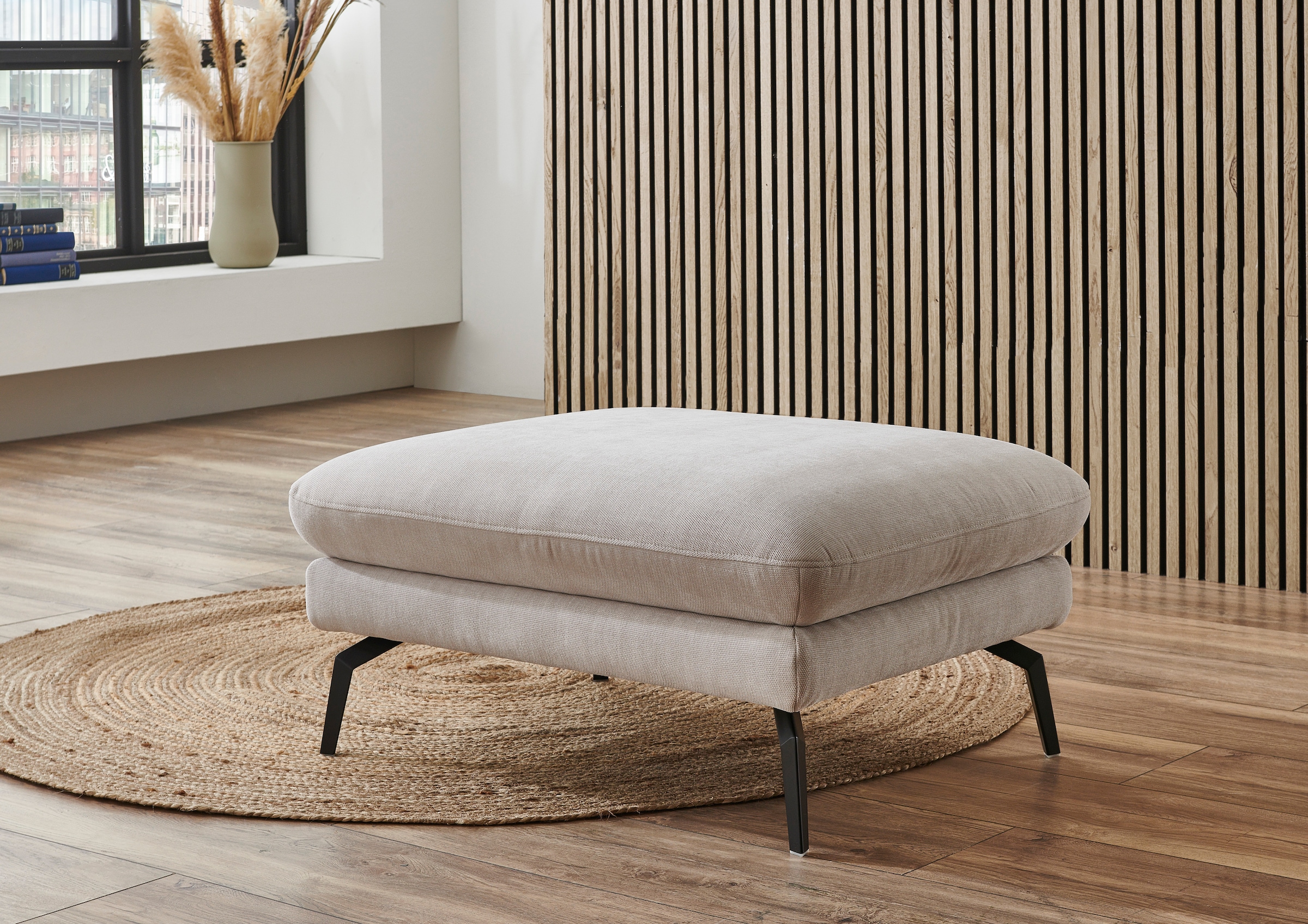 Die PlanBar Hocker »MP-IN22025«, (1 St.), hochwertige Kaltschaumpolsterung, stylische Metallfüße